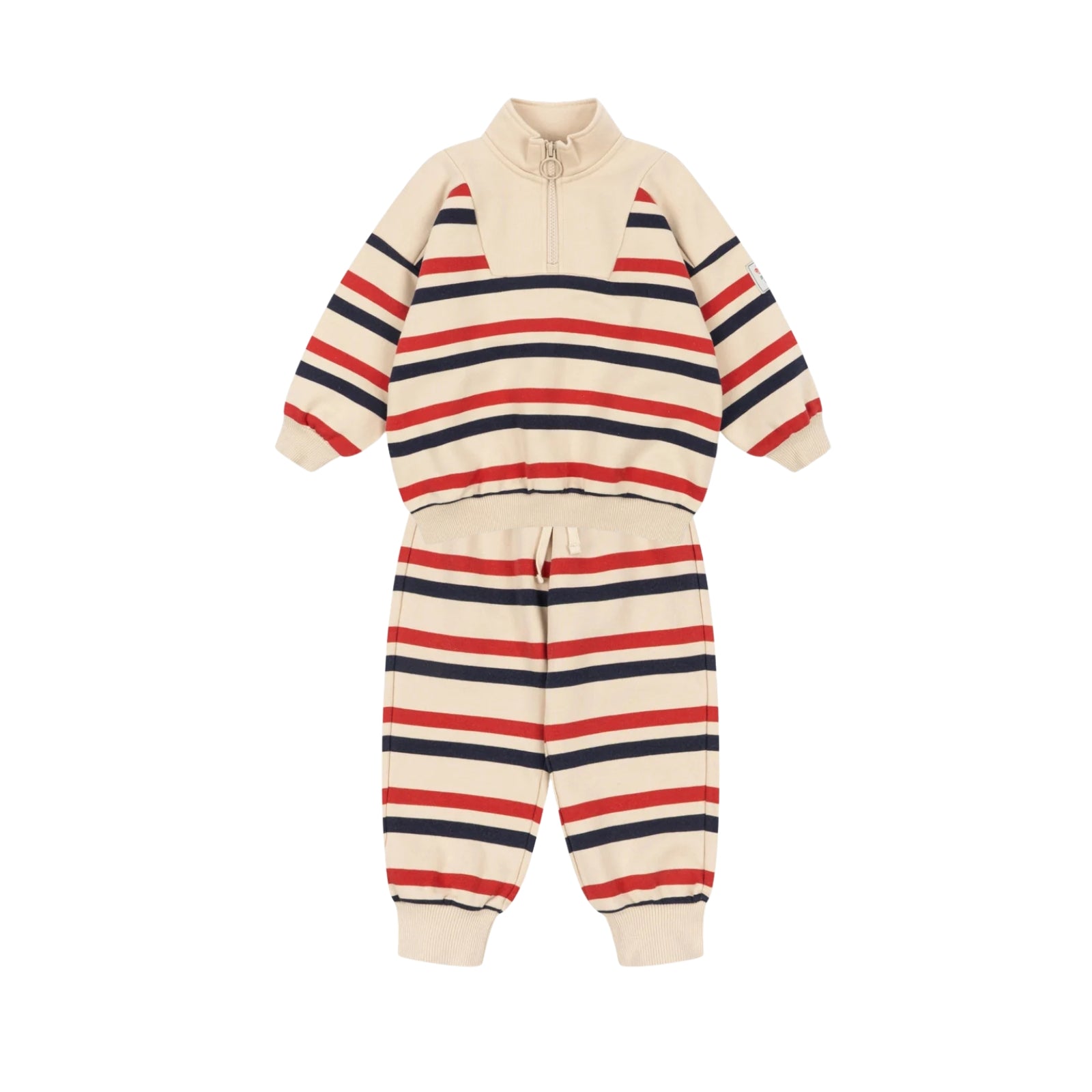 Lou Sweat Set | Tangerine Stripe