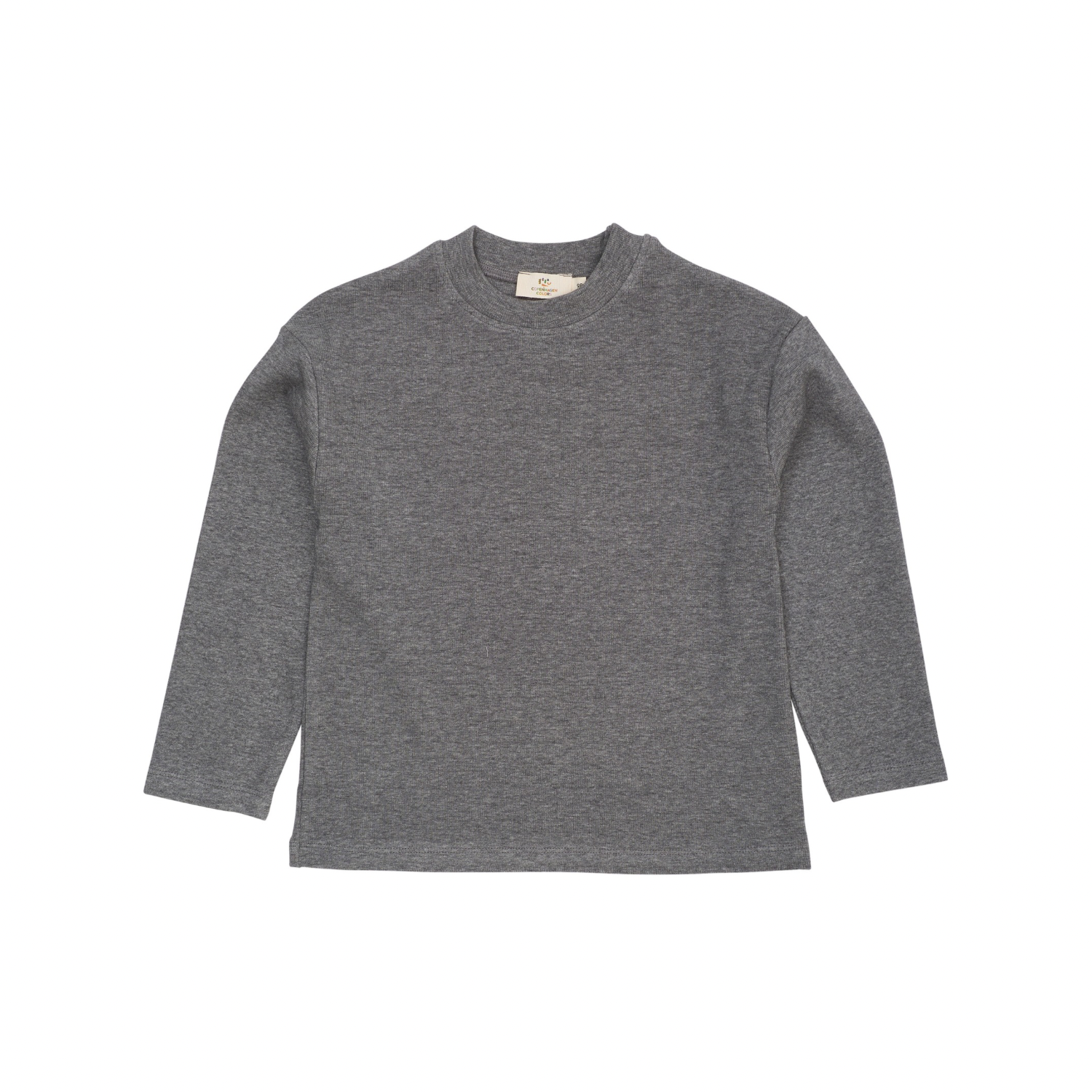 Modal Rib Blouse | Grey Melange