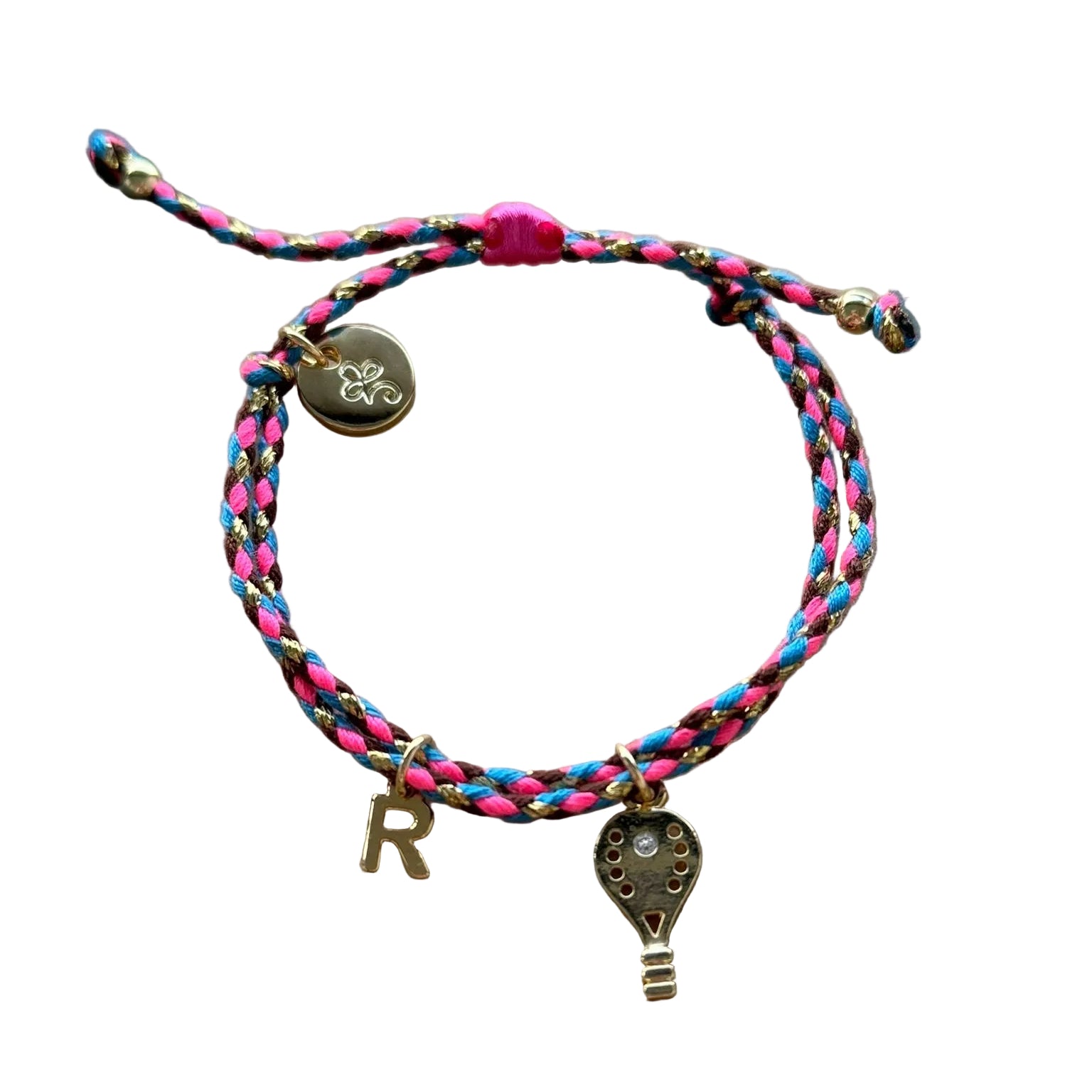 Braided Bracelets | Initial + Charm