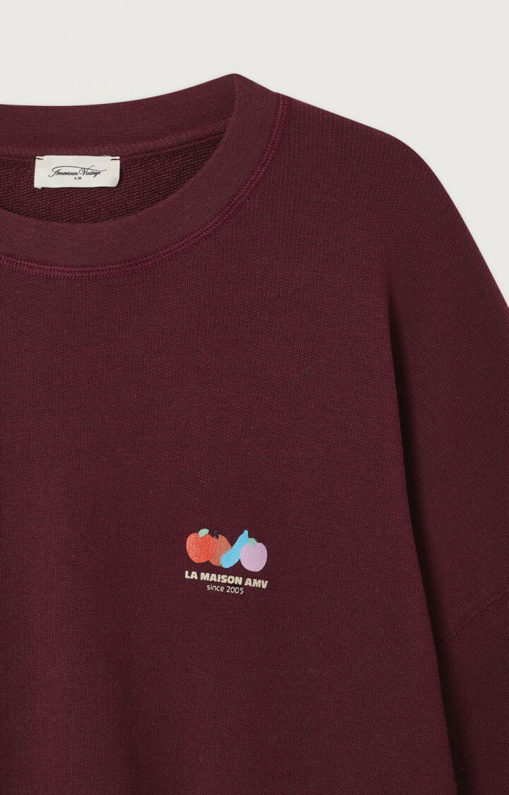 Womens Atubay Sweatshirt | Wine Lees