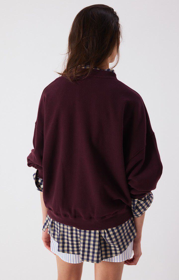 Womens Atubay Sweatshirt | Wine Lees