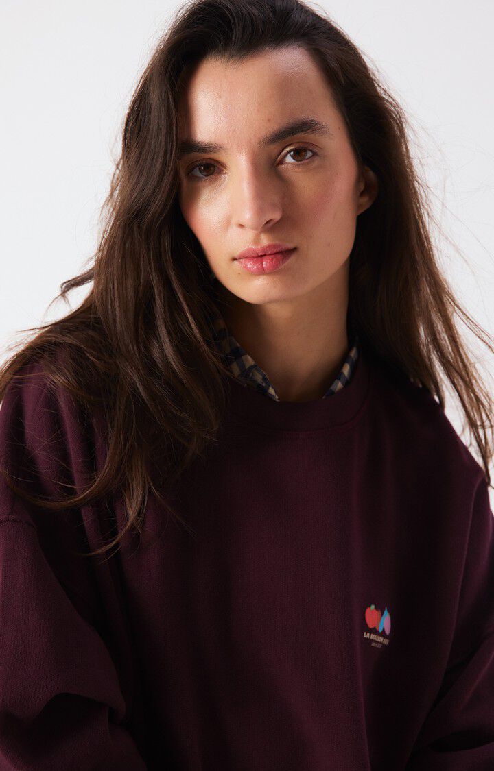 Womens Atubay Sweatshirt | Wine Lees