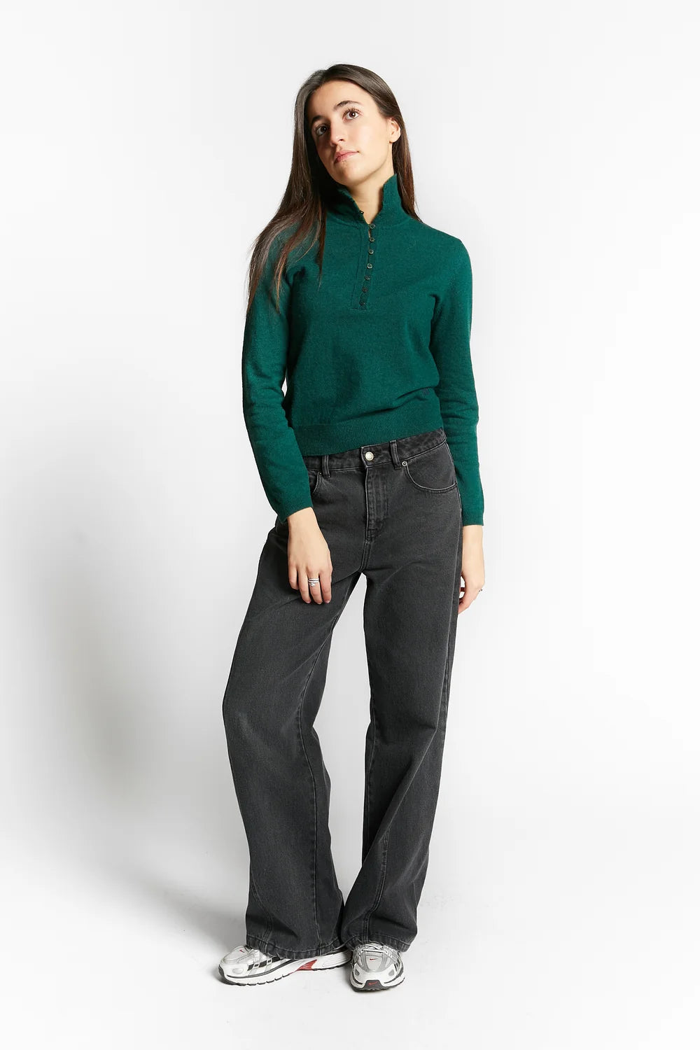 Wodden Knit Sweater | Green