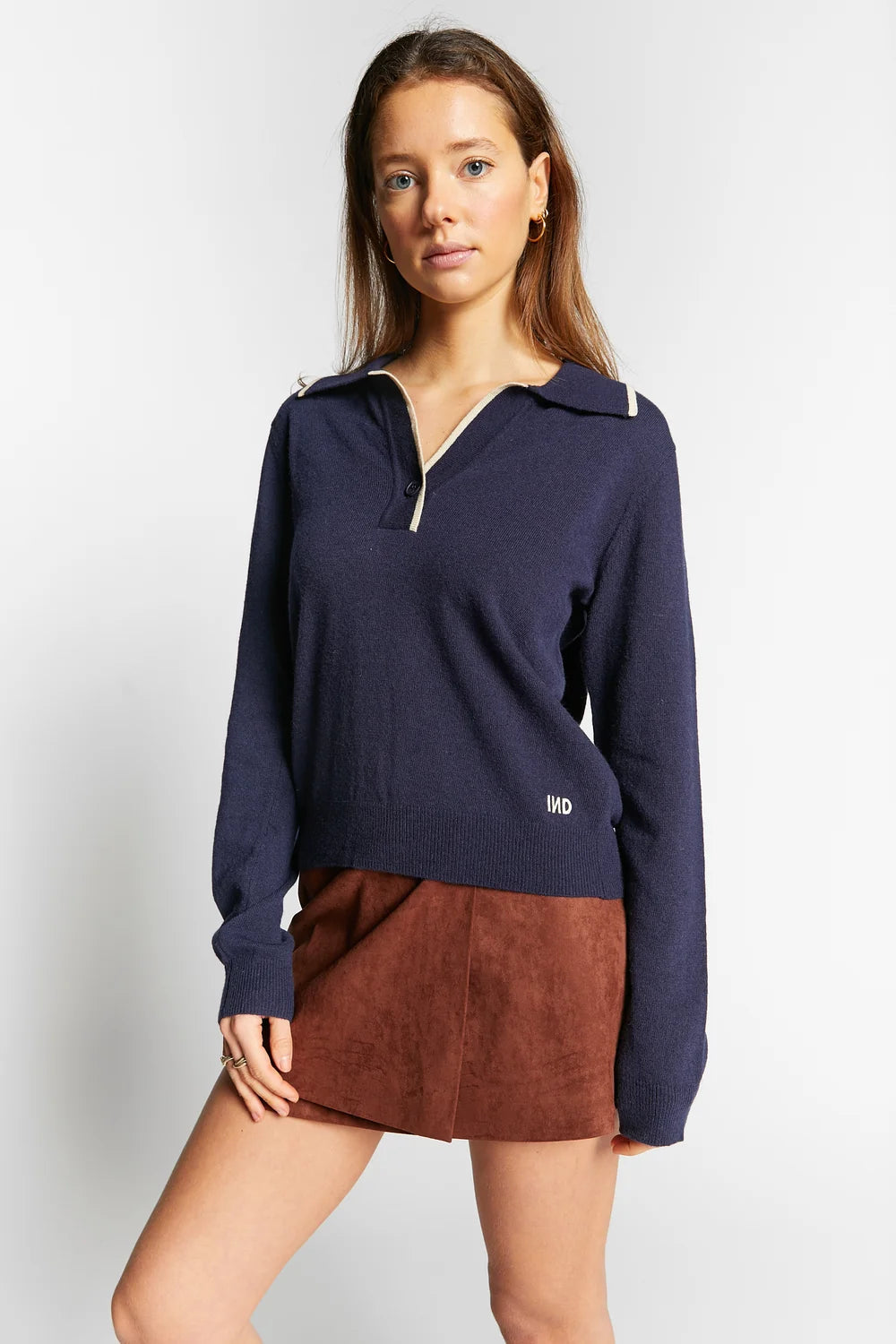Winner Polo Knit Sweater | Navy