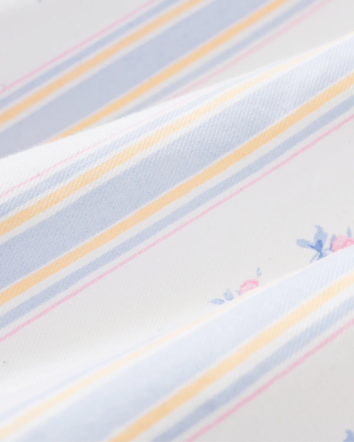 Twill Clara Nightgown | Cottage Stripe