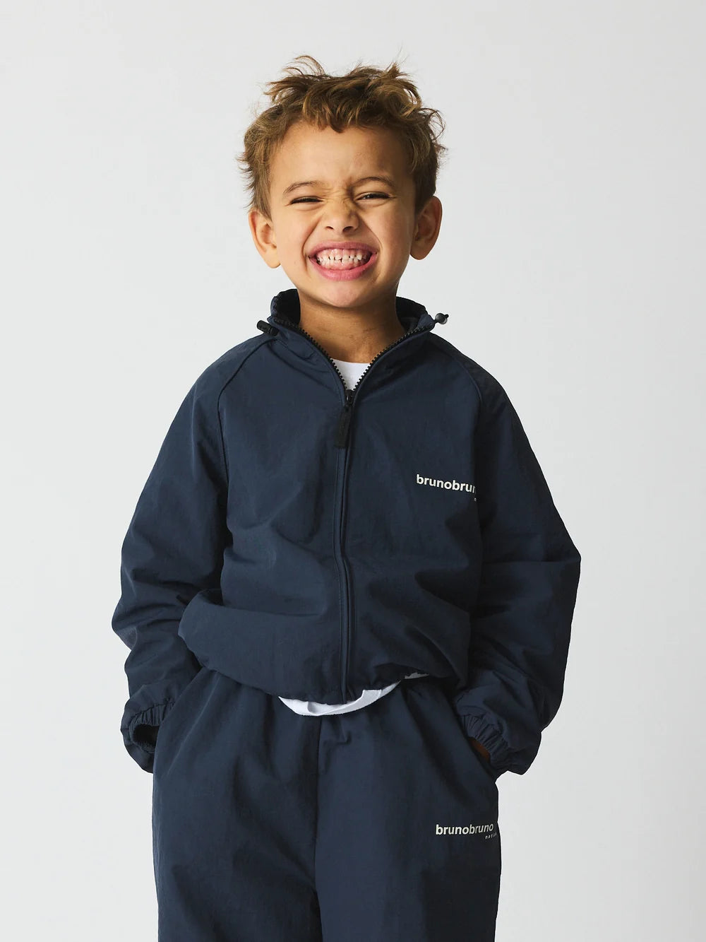 Alberta Tech Jacket Set | Mood Indigo Blue