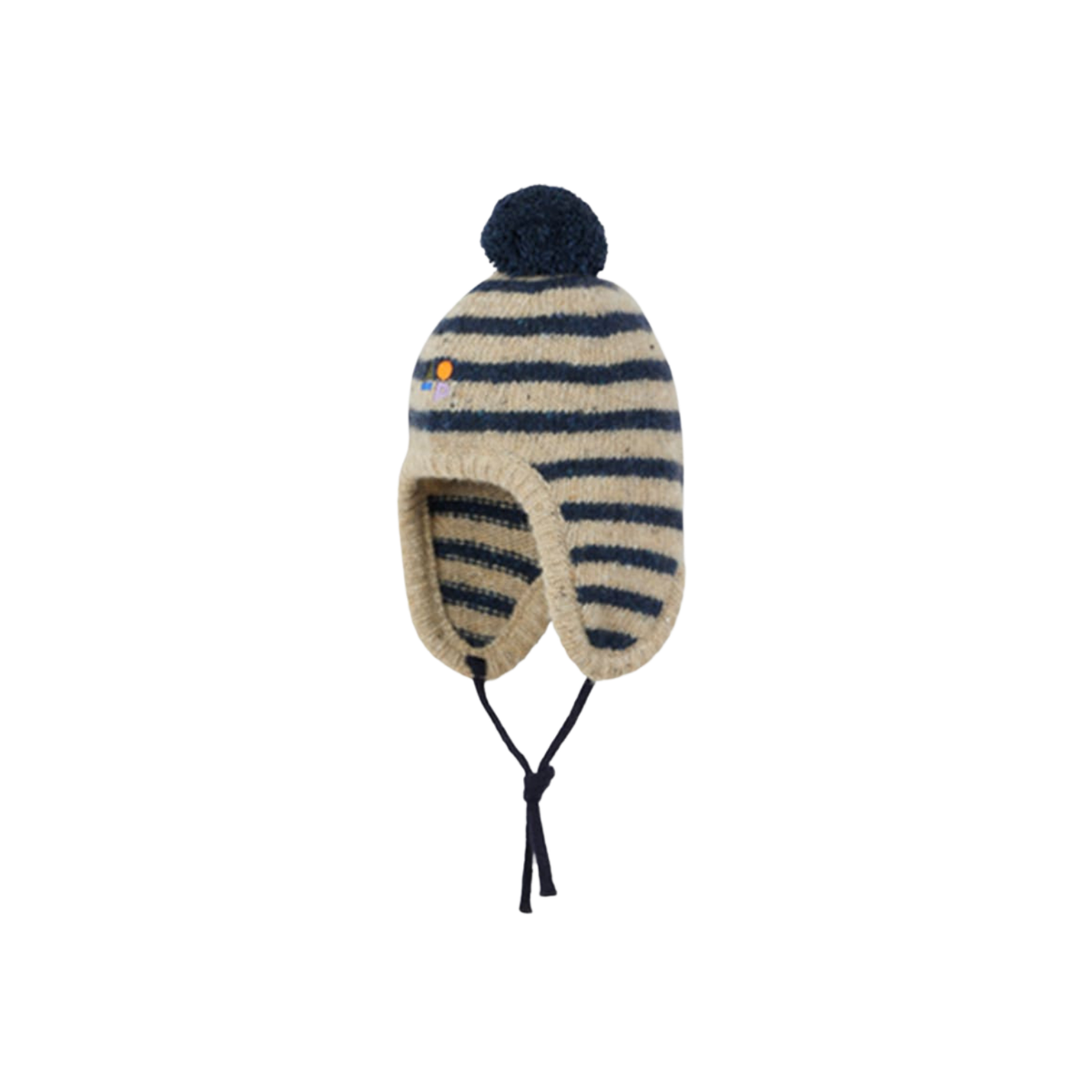 Striped Baby Hat | Marine