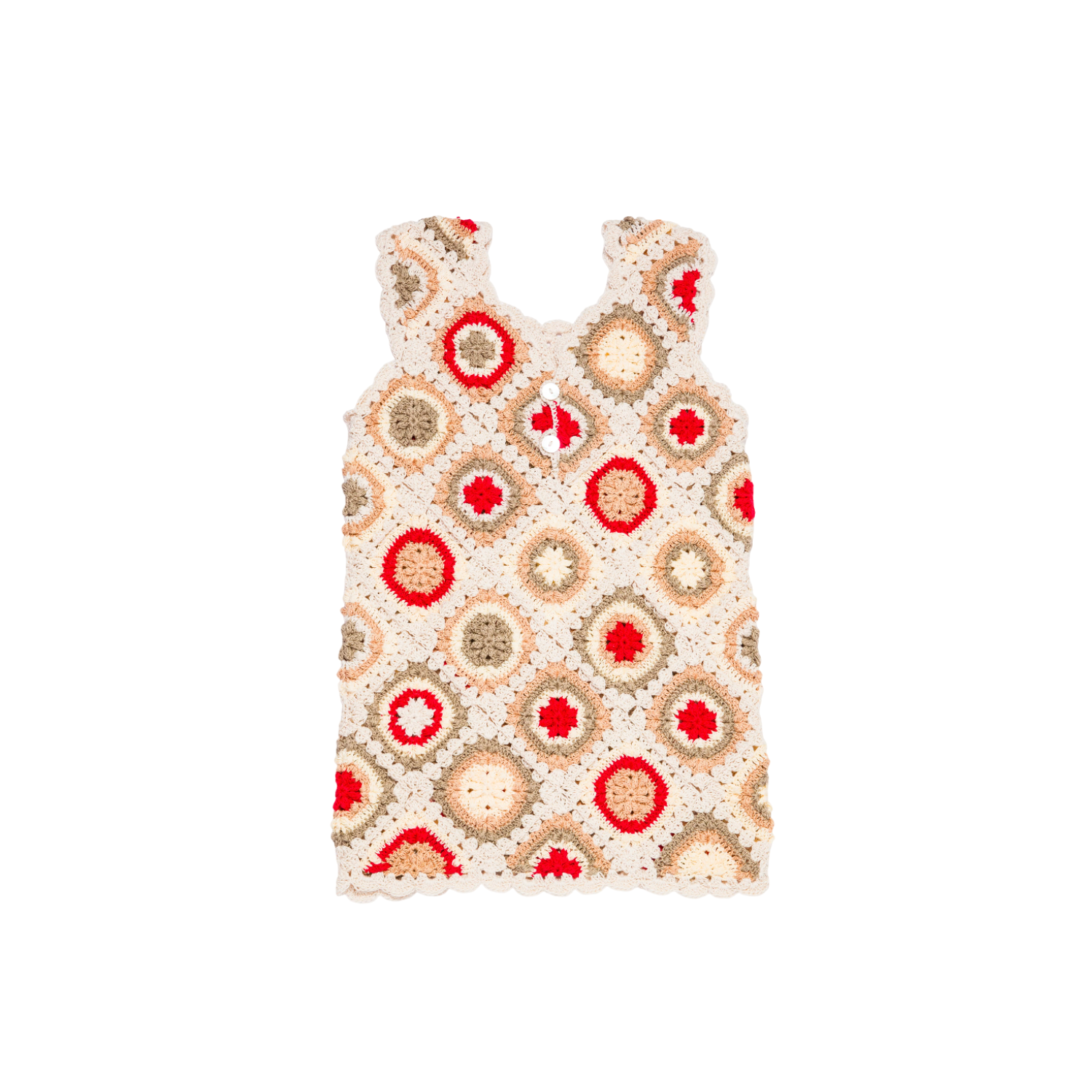 Anna Dress | Beige Combo