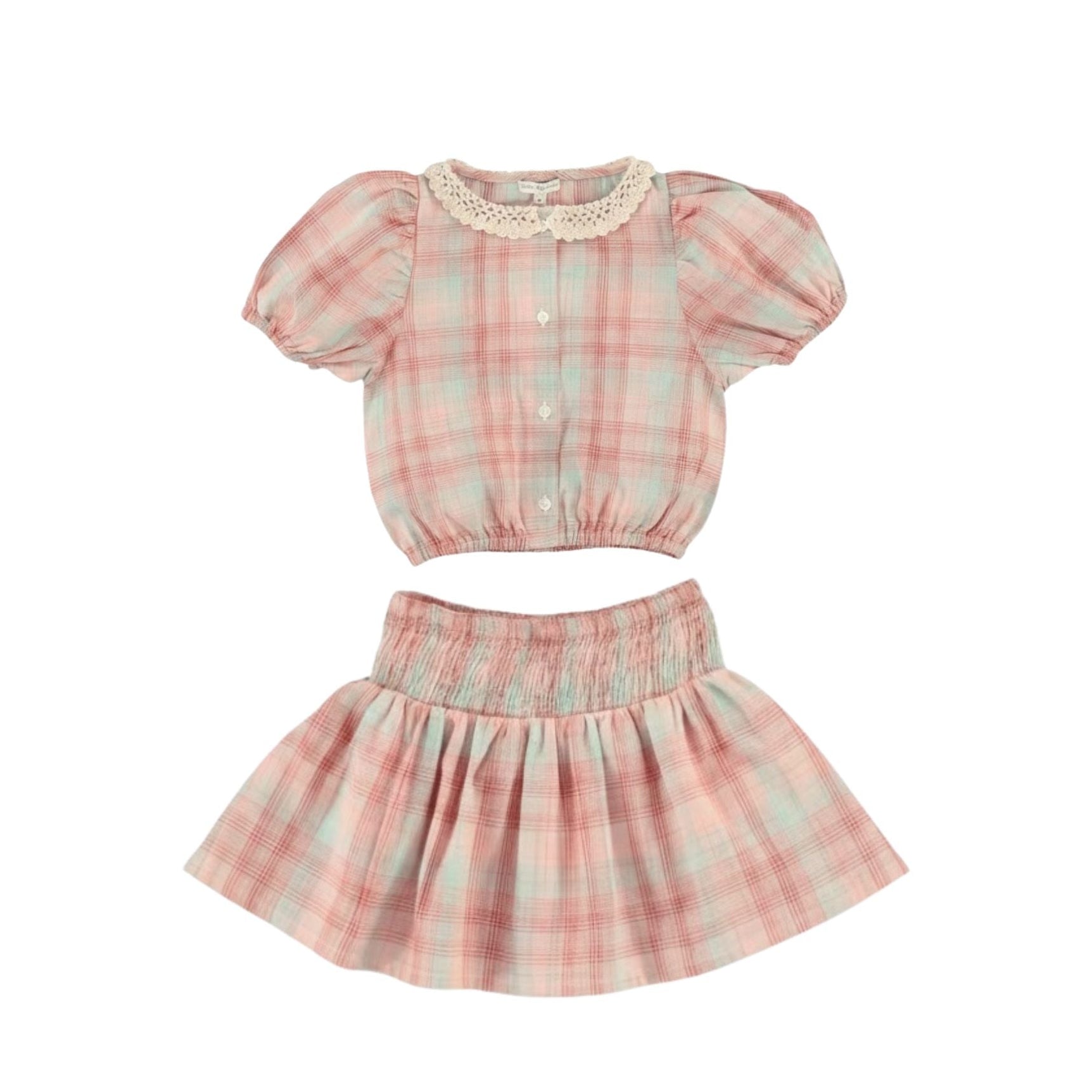 Nicole Blouse & Skirt Set | Summer Check