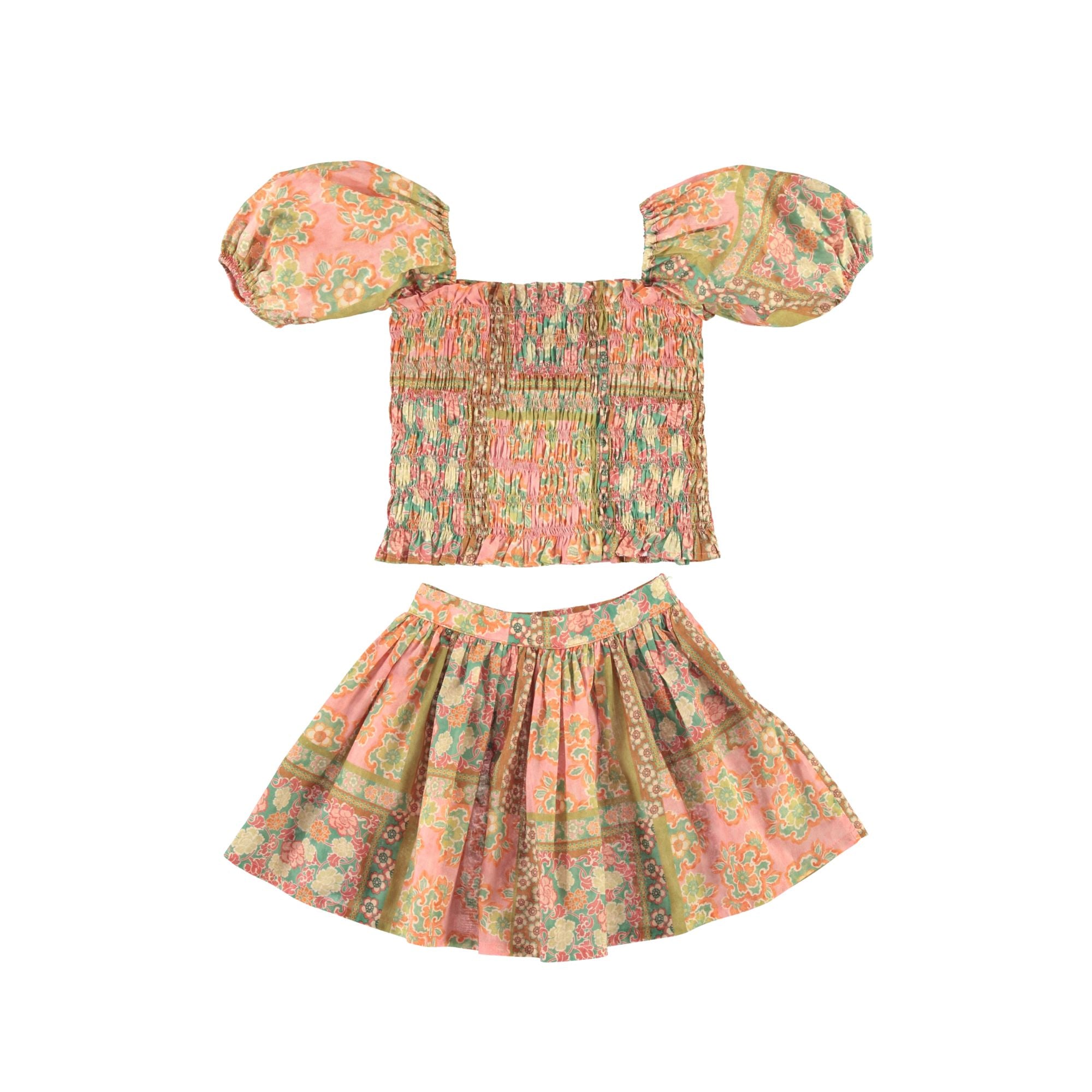 Claire Set | Floral Patchwork