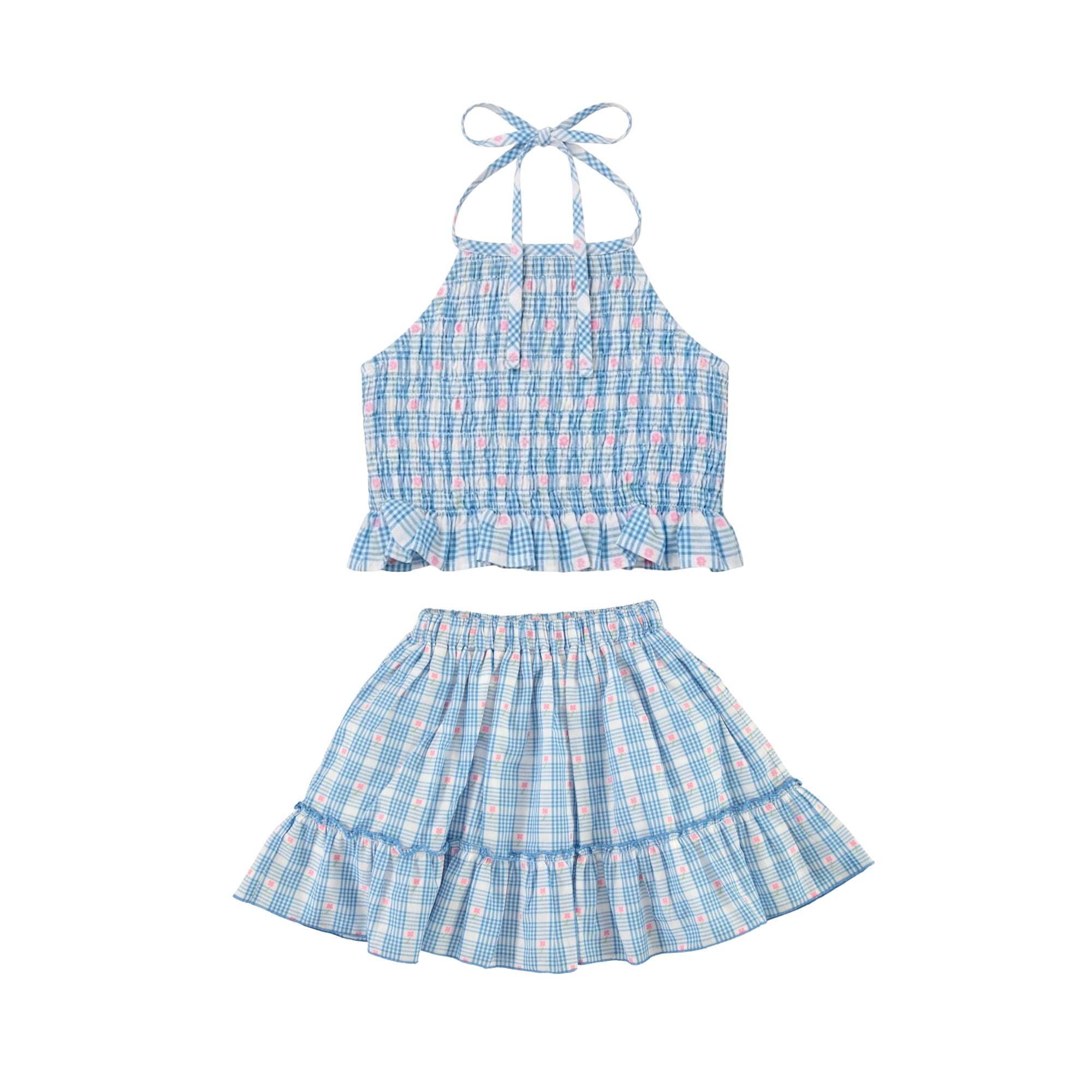 Ida Set | Signature Floral Check