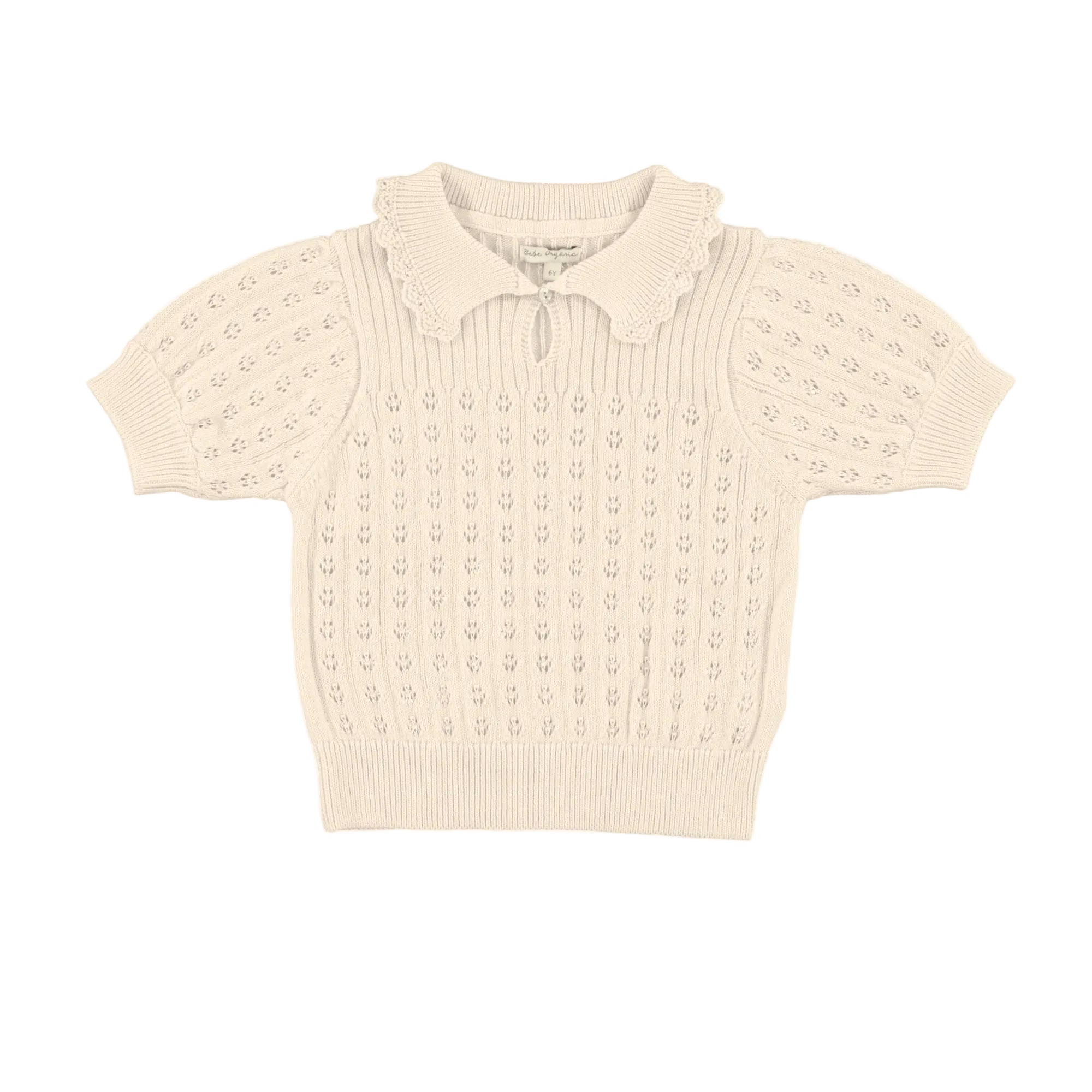 Summer Sweater | Natural Pointelle