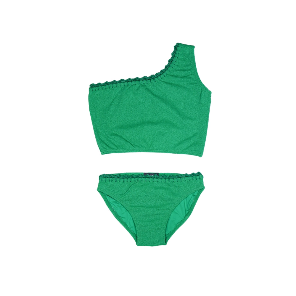 Crochet Trim Bikini | Kelly Green