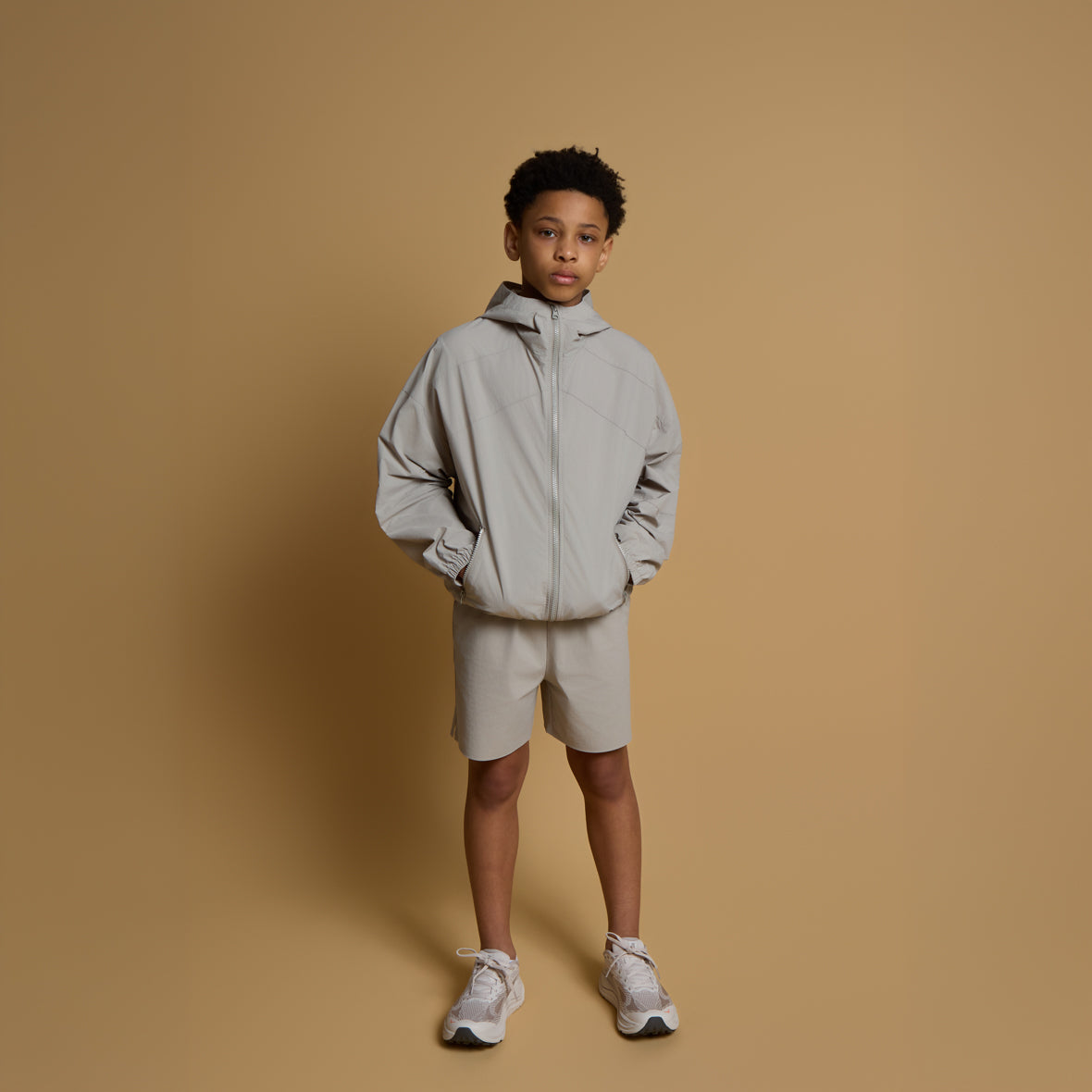 Elevated Windbreaker | Stone