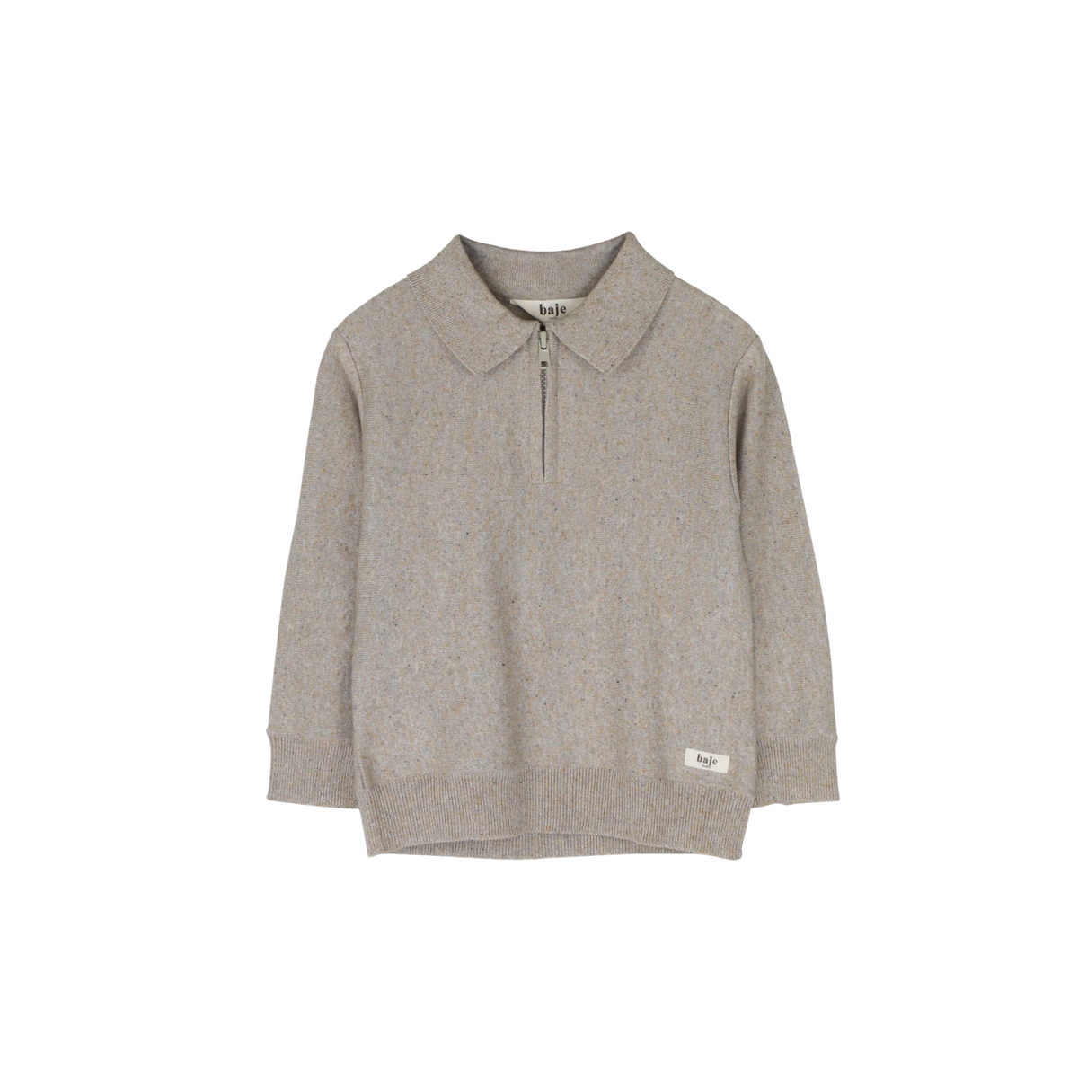 Fez Long Sleeve Polo | Taupe