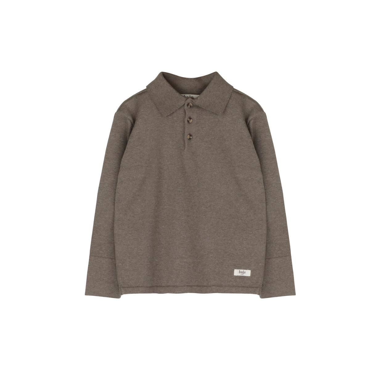 Evans Long Sleeve Polo | Taupe