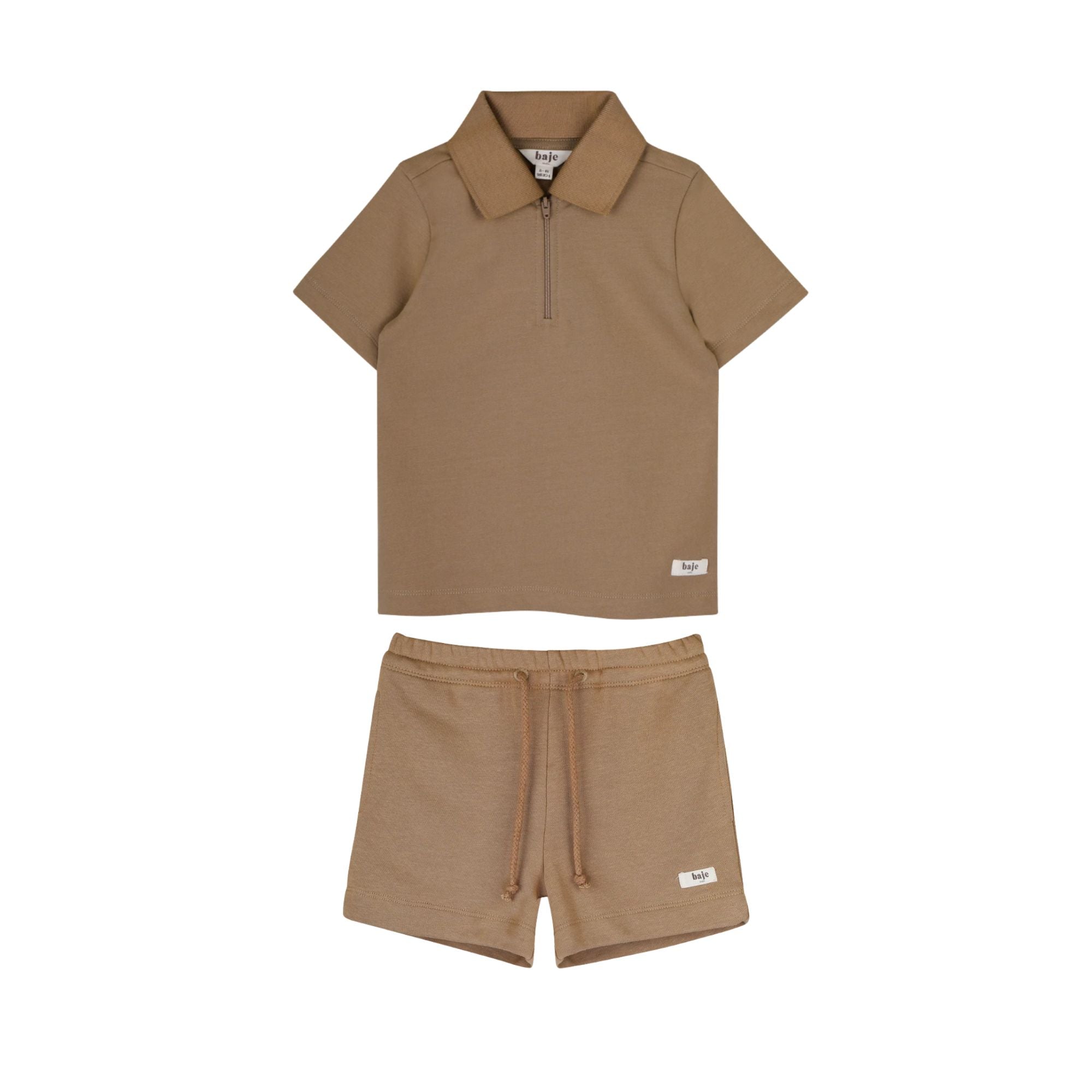 Hervas Shorts Set | Brown Coconut