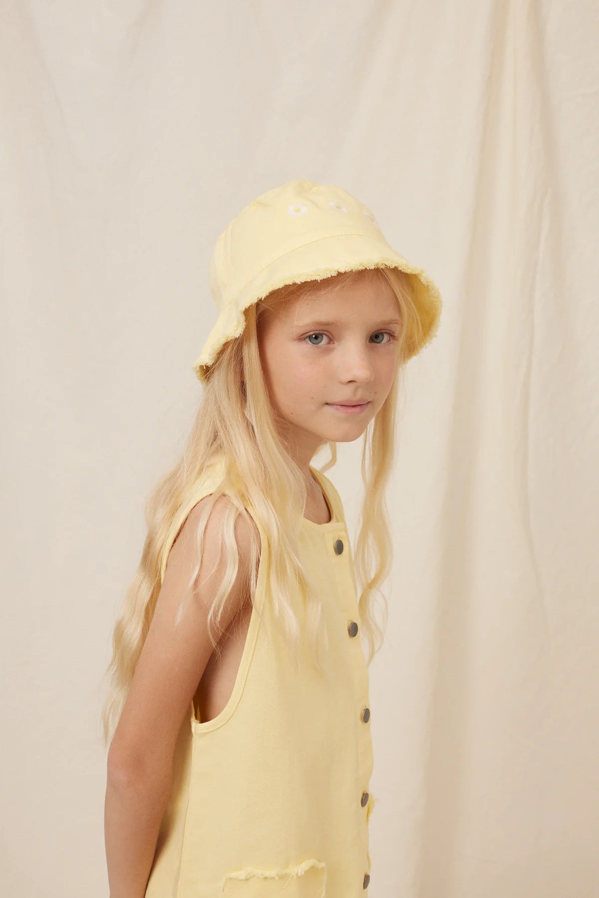 Mara Bucket Hat | Butter Yellow
