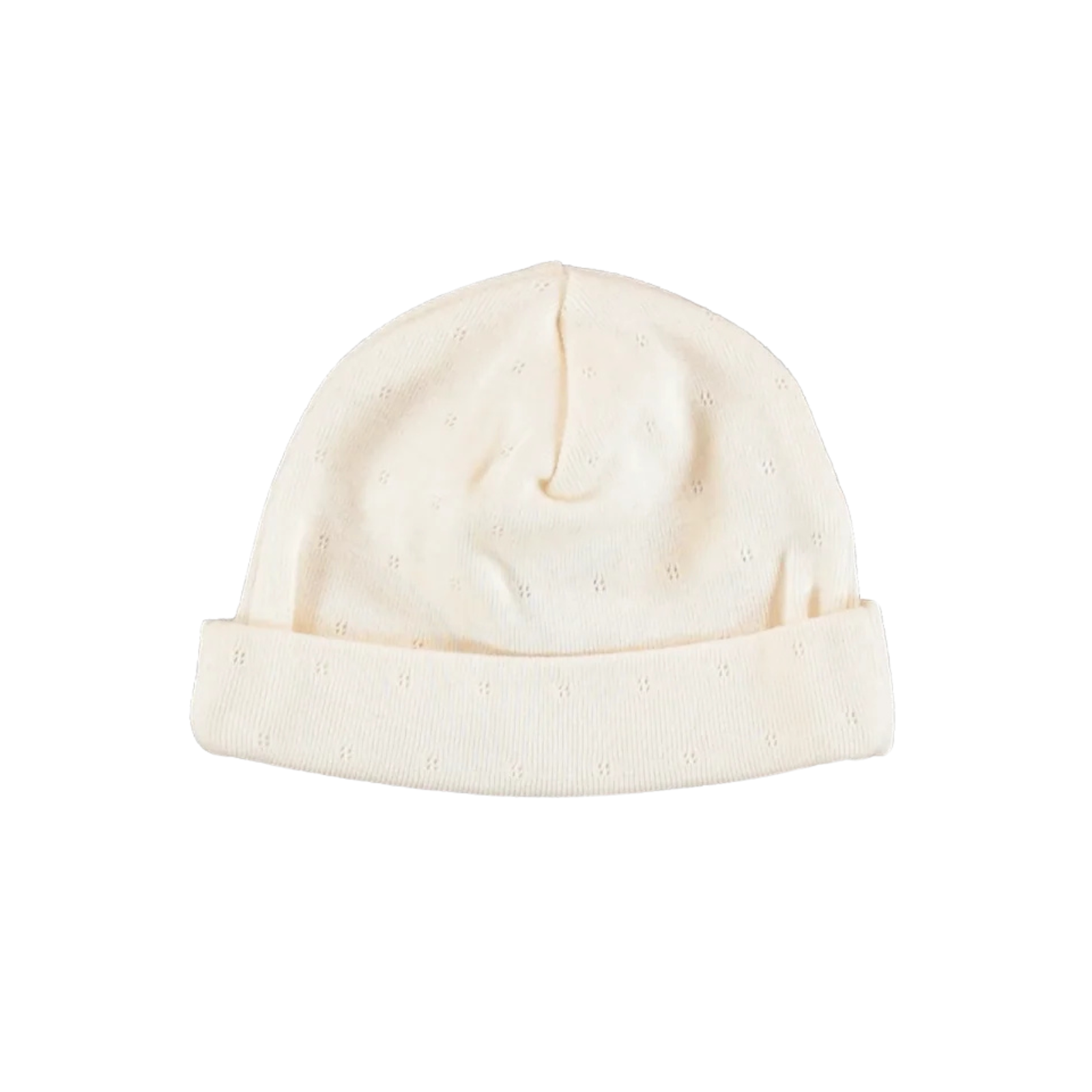 Bebe Hat | Natural Pointelle