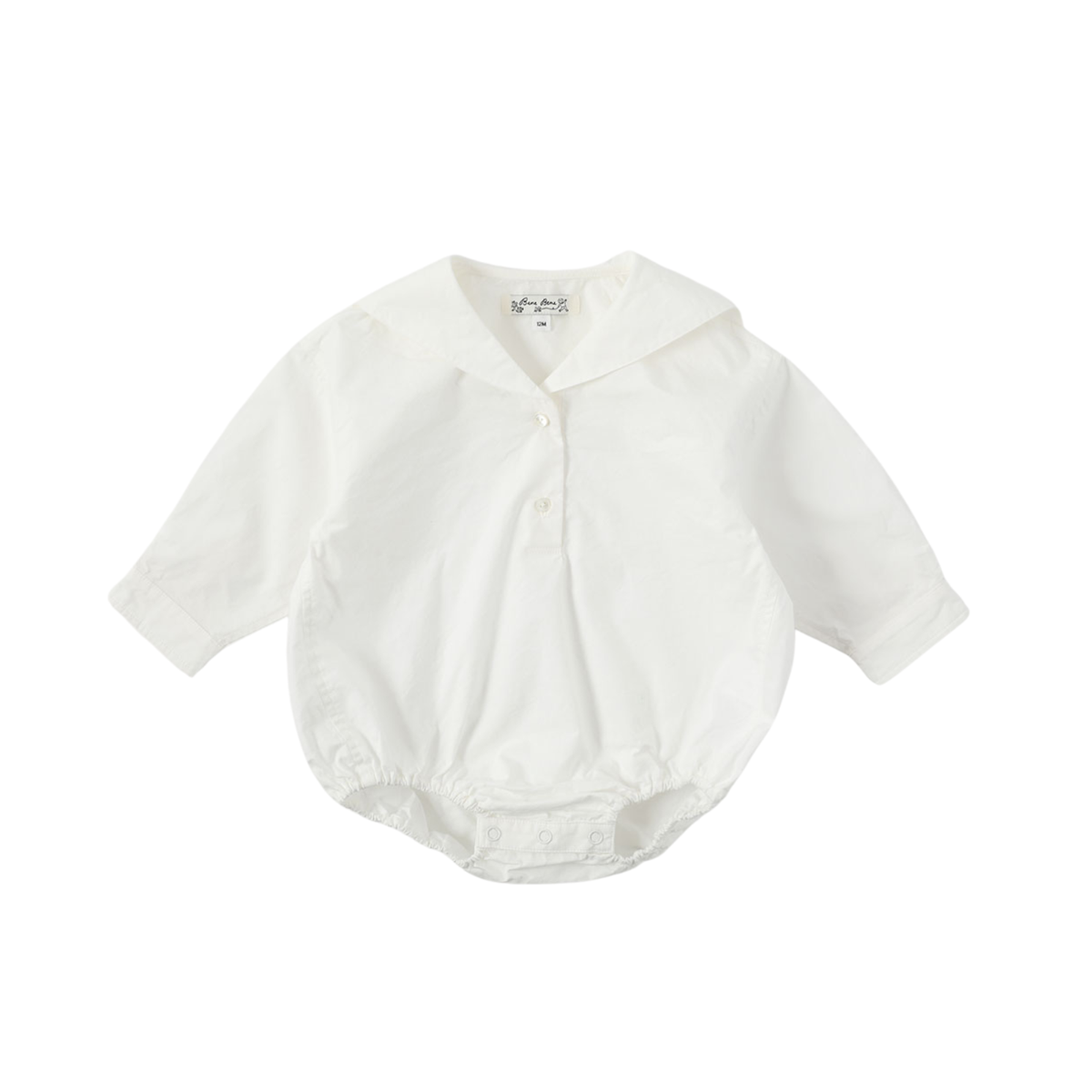 Marine Pure Romper | White