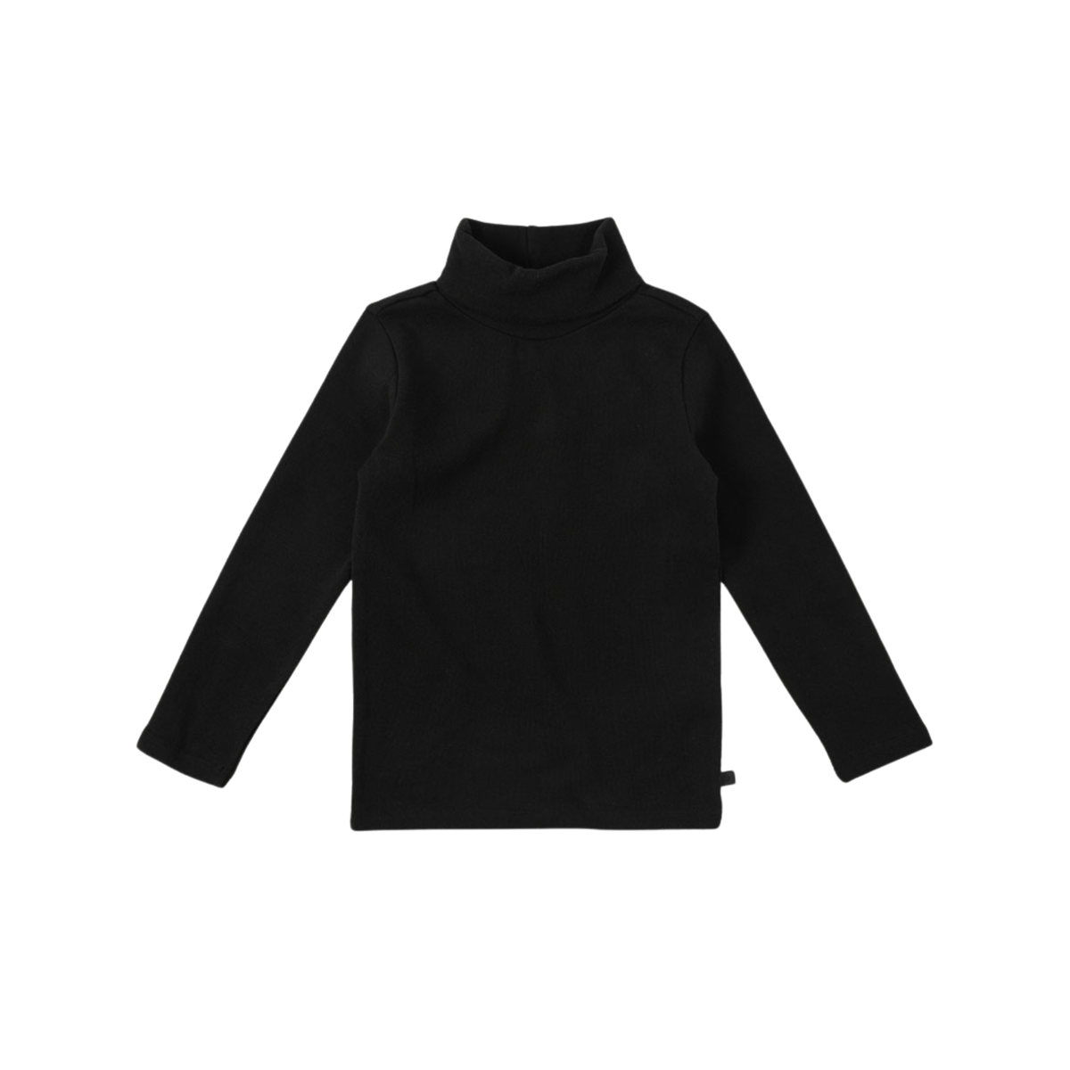 Cozy High Neck T-shirt | Black