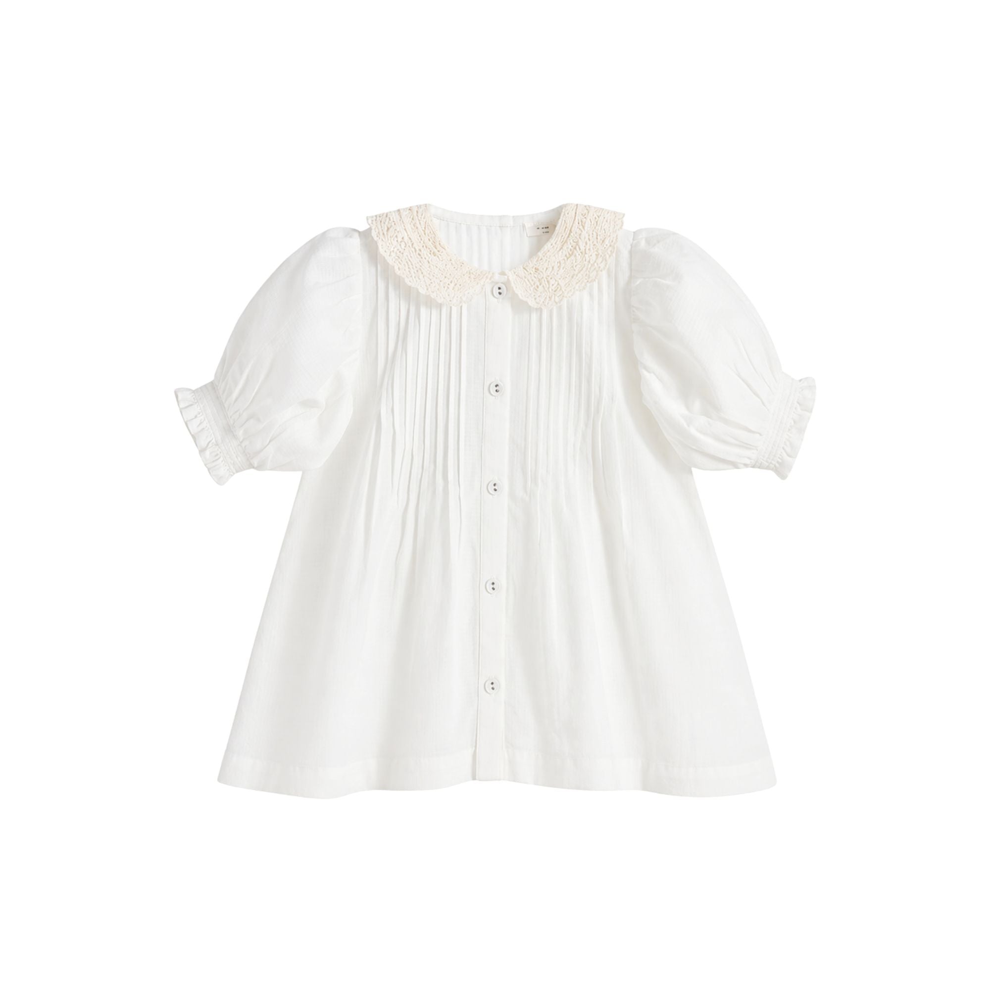 Long Blouse | Natural Check Voile
