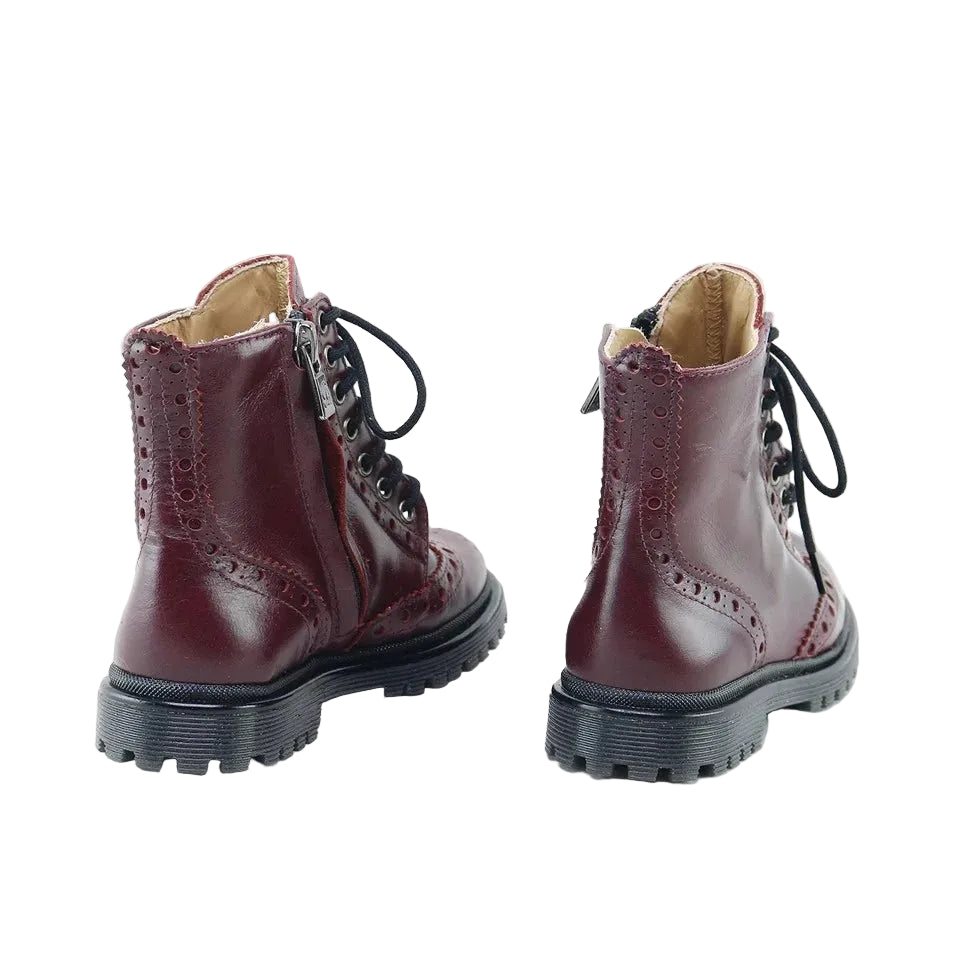 Sibaritas Oxford Boots | Burgundy