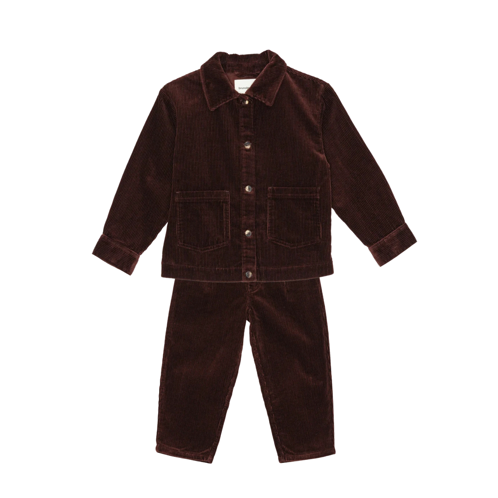 Sena Corduroy Set | Marron Plum