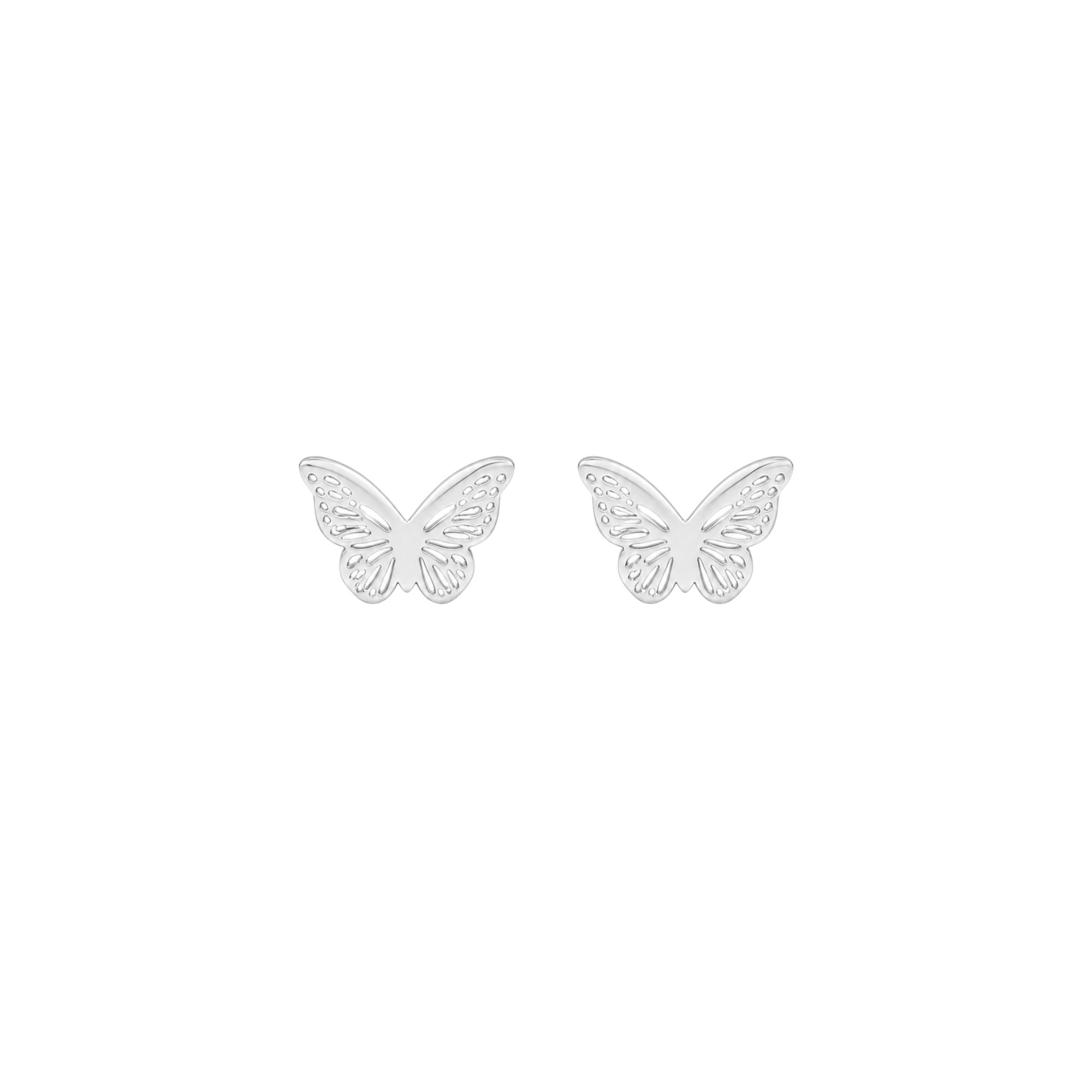 Silver Classic Butterflies