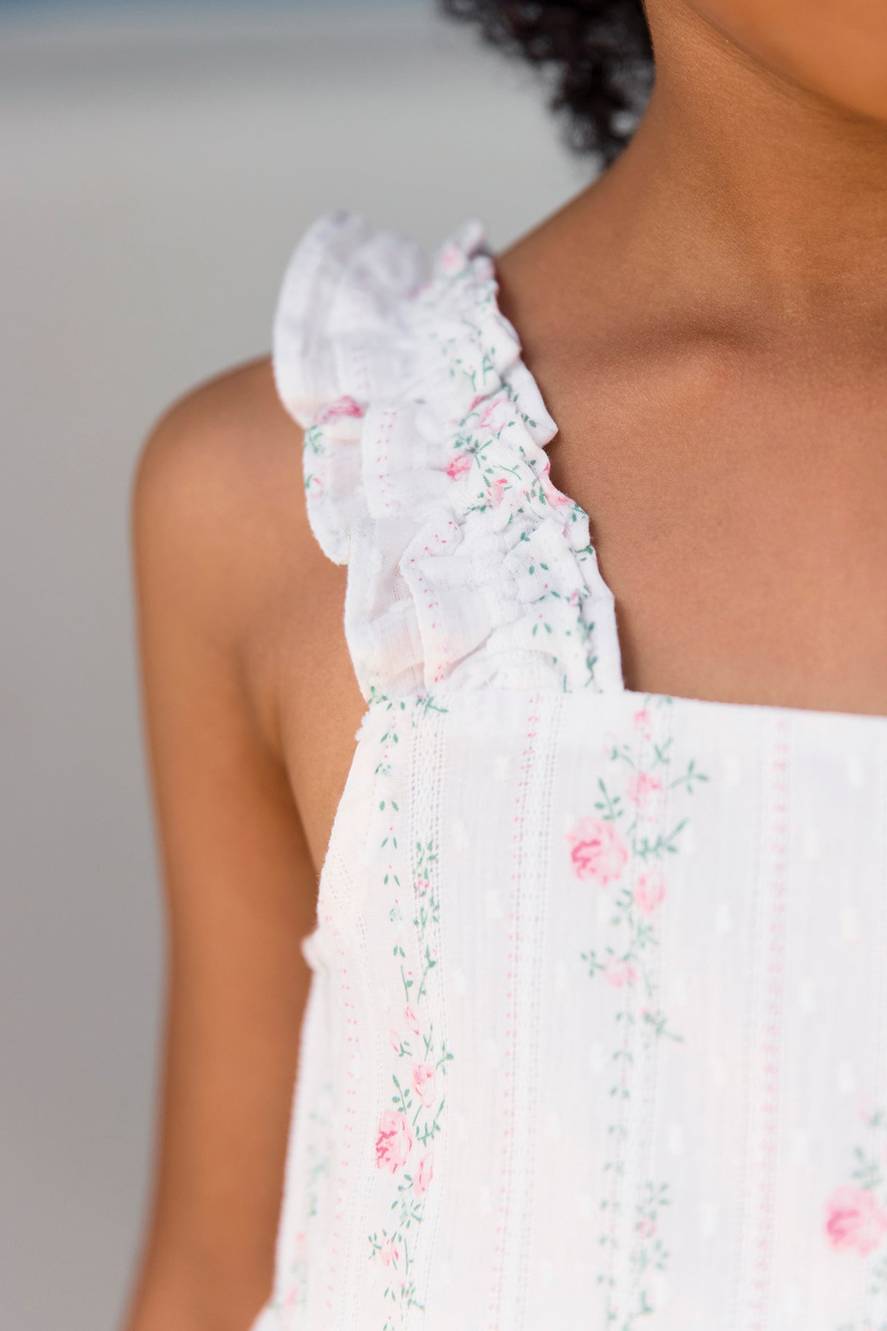 Floral Dress | White