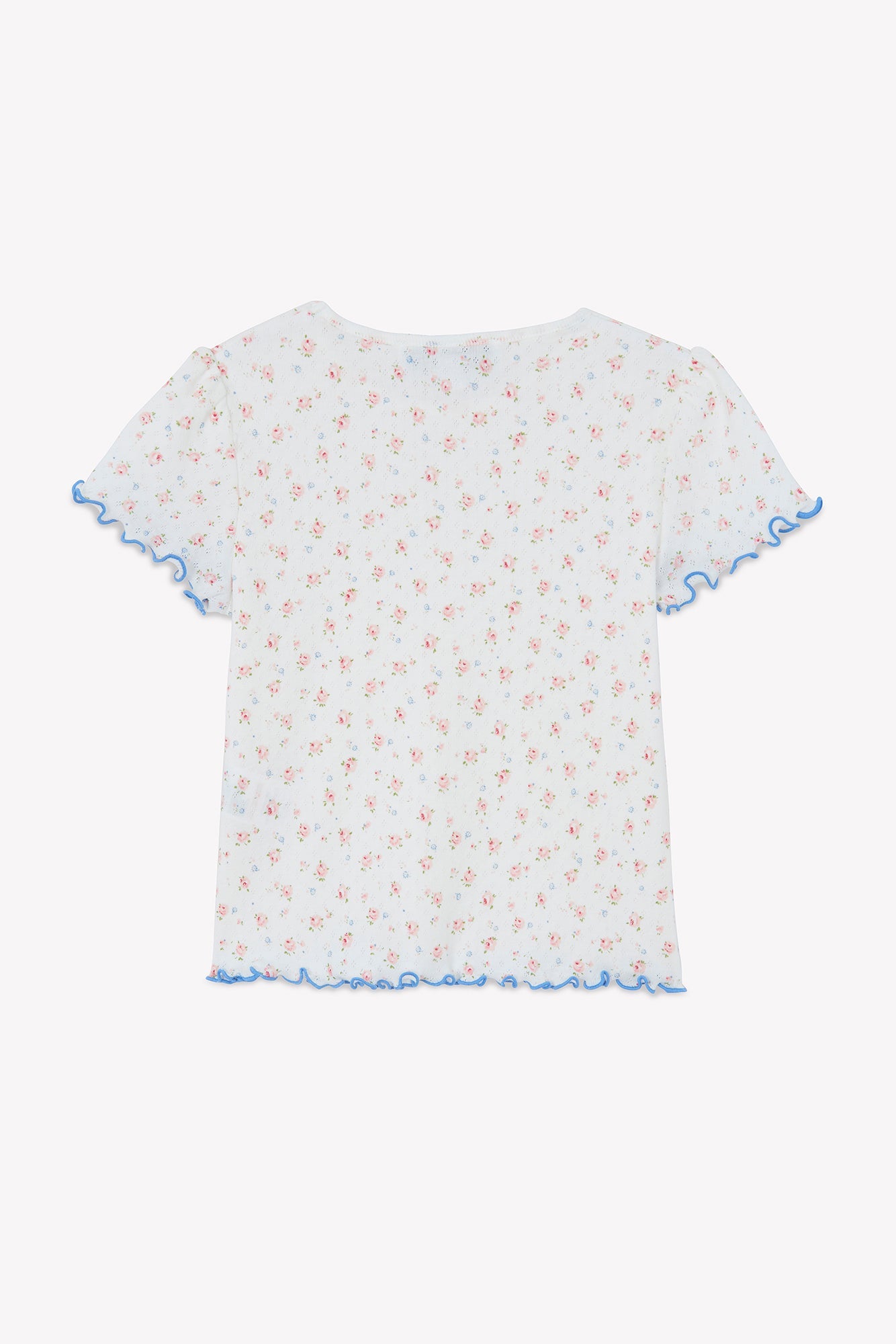 Flower Print Pajamas Set | Ecru