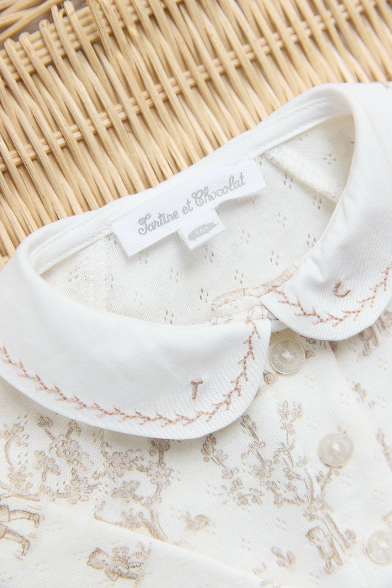 Pajamas Fantasy Garden | Ecru