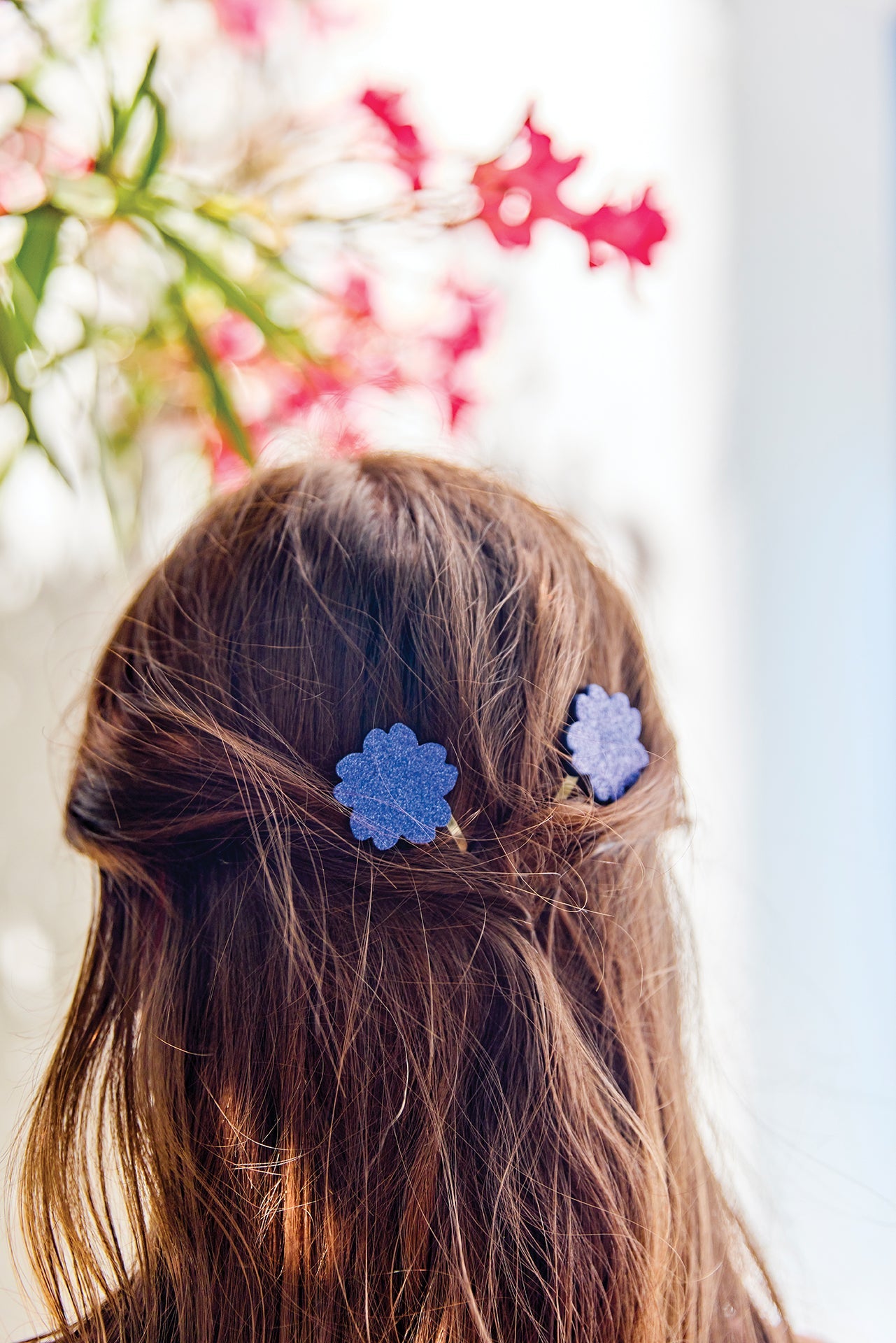 Hair clips | Blue Electric Sequins