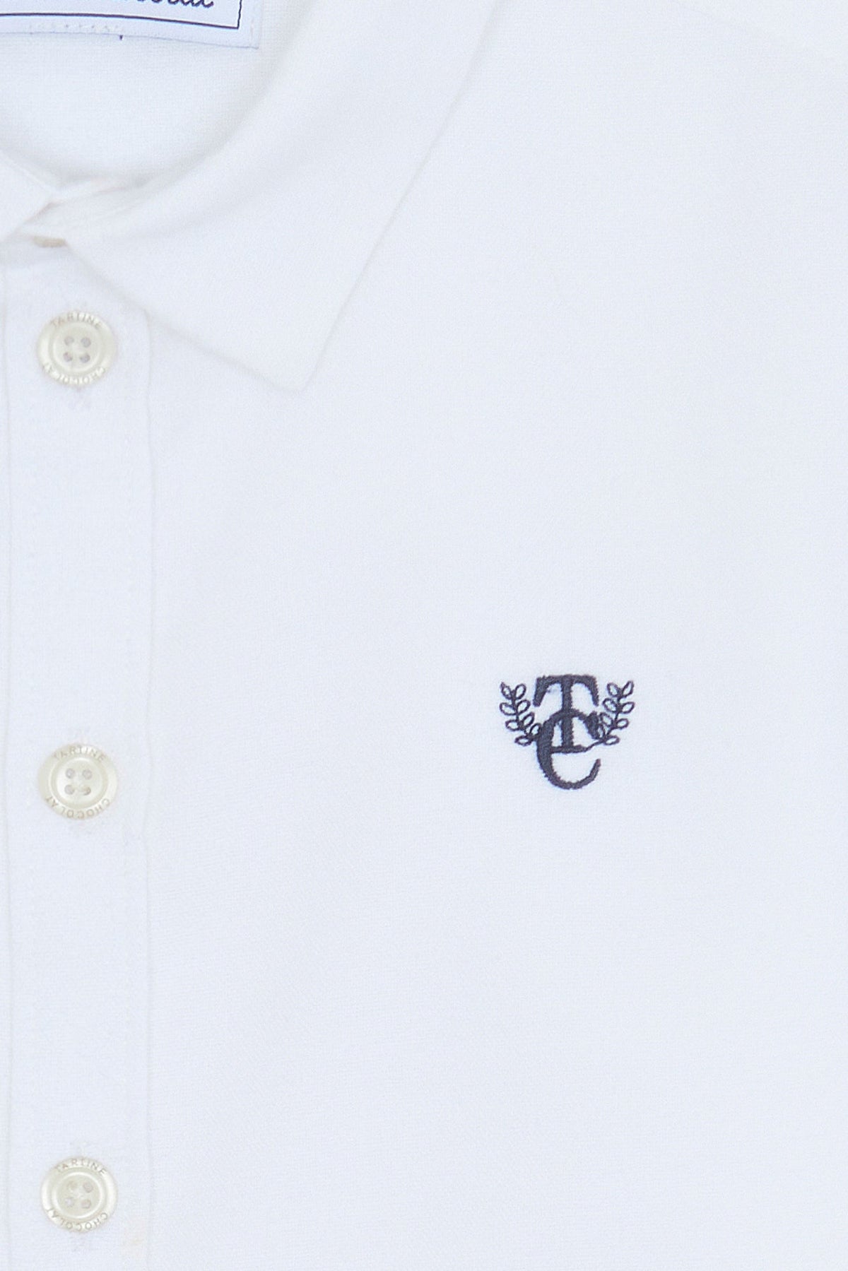 Monogram Cotton Shirt | White