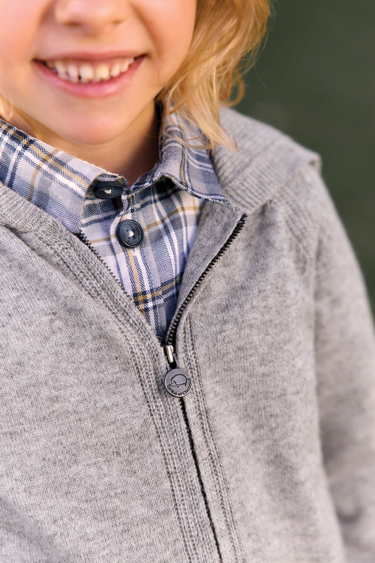 Hooded Cardigan | Grey