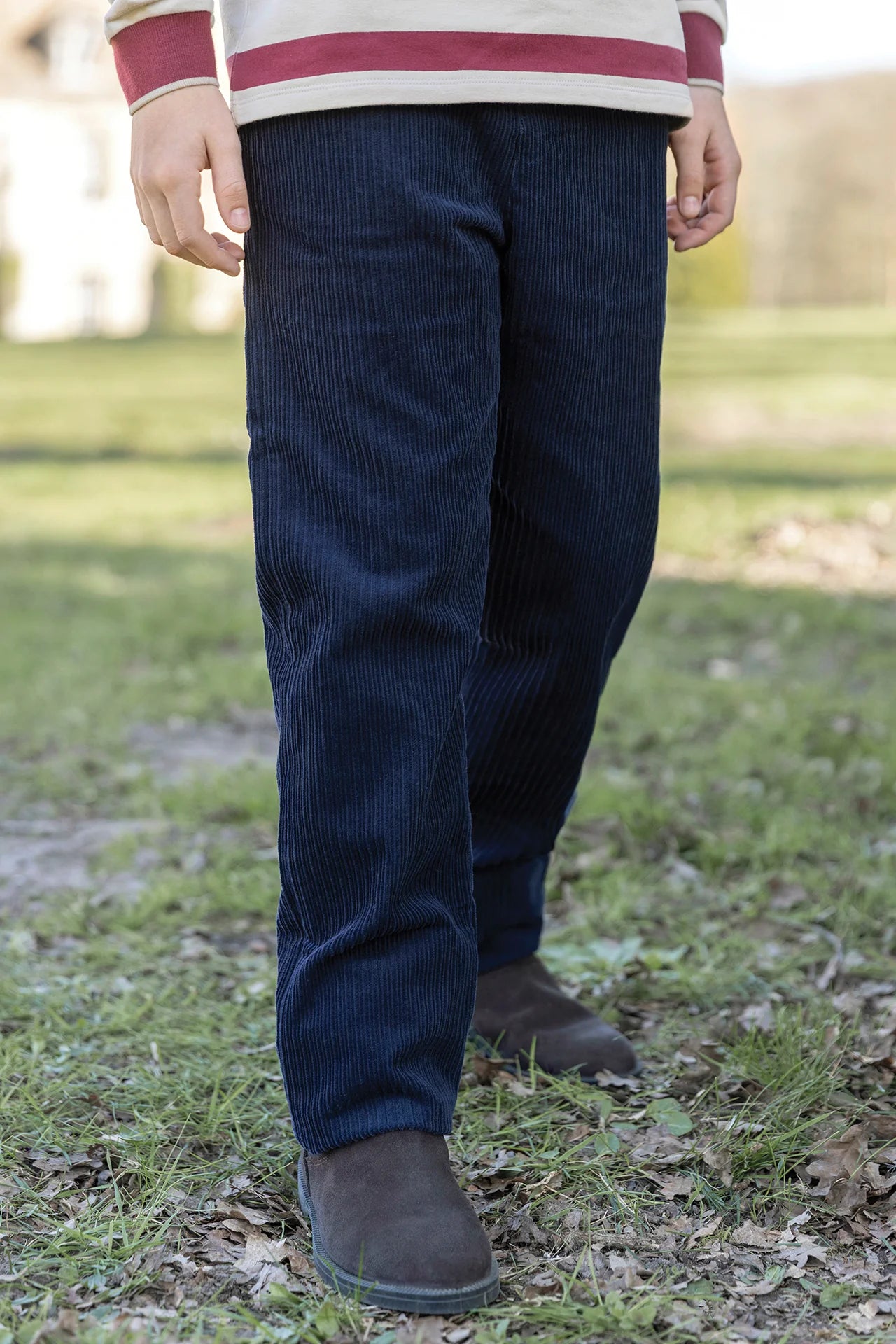 Corduroy Trousers | Navy