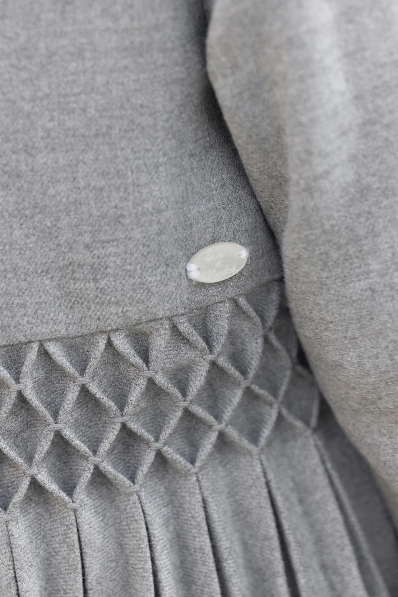 Pleated Dress | Grey