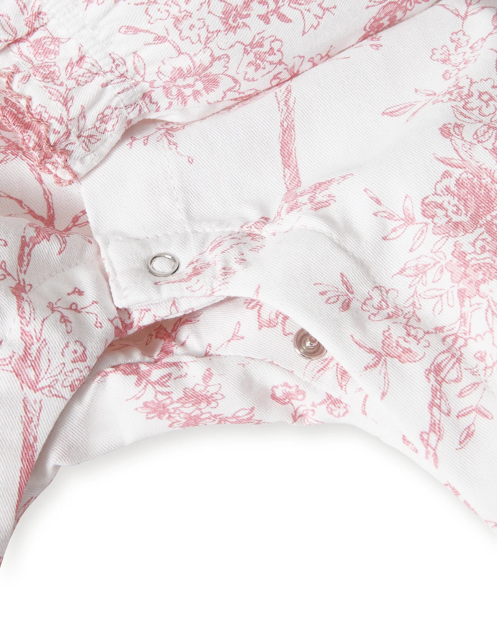 Twill Madeline Romper | Pink Timeless Toile