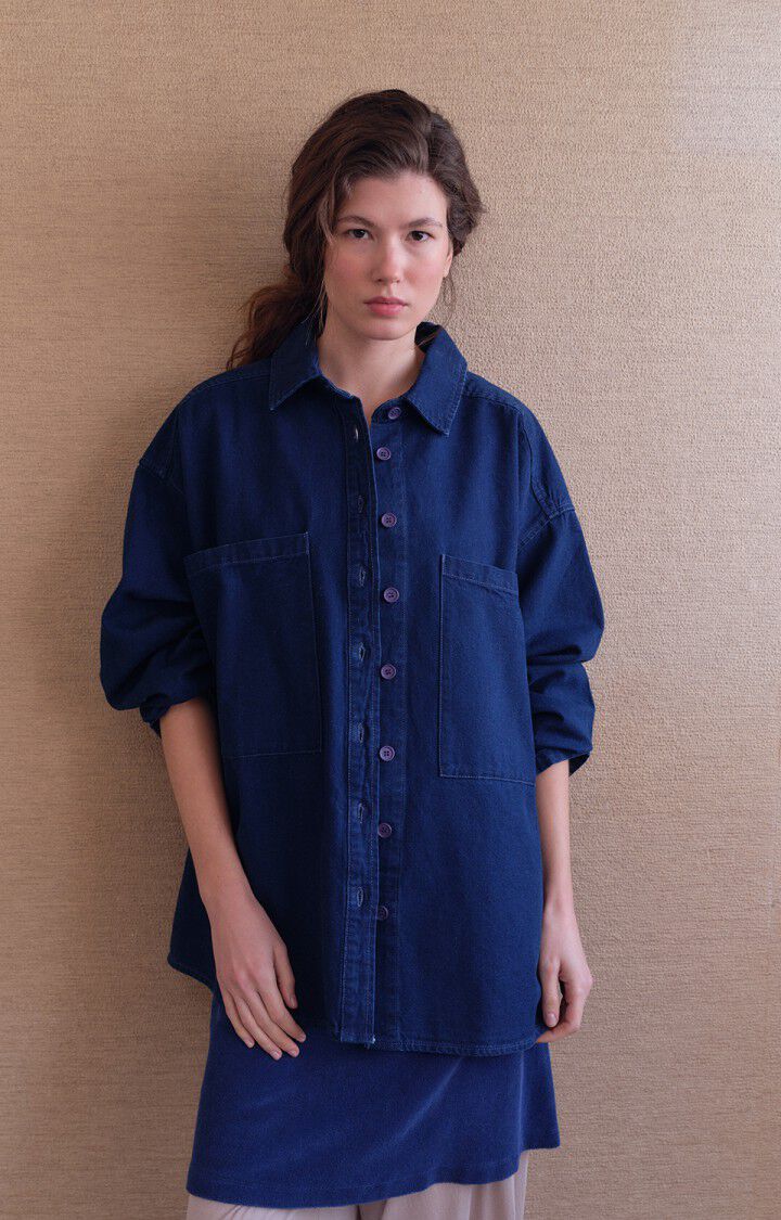 Womens Comow Shirt | Raw Blue