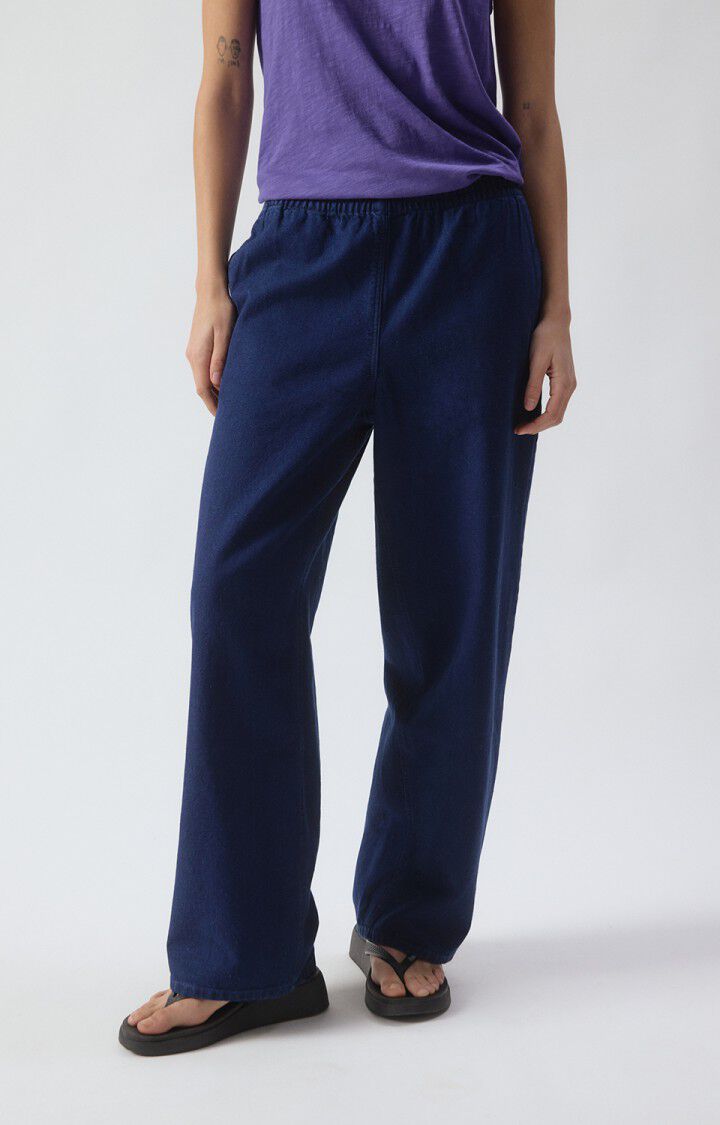 Womens Comow Trousers | Raw Blue