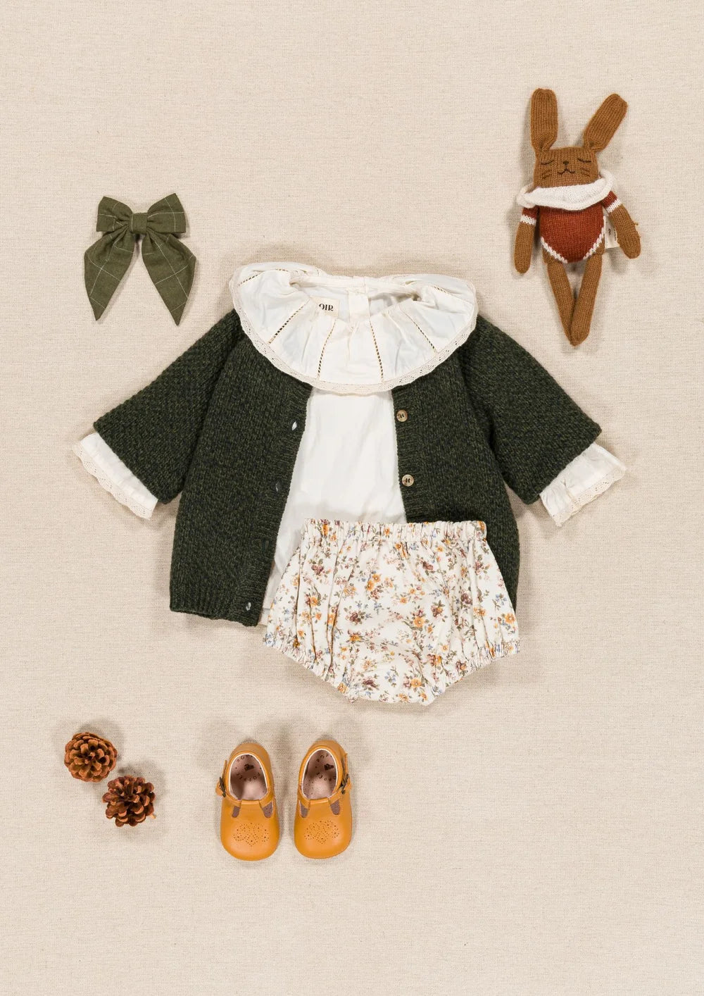 Marguerite Blouse & Bloomer Set | Milk