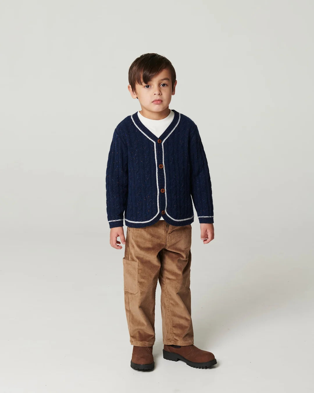 Corduroy Cargo Pants | Brown