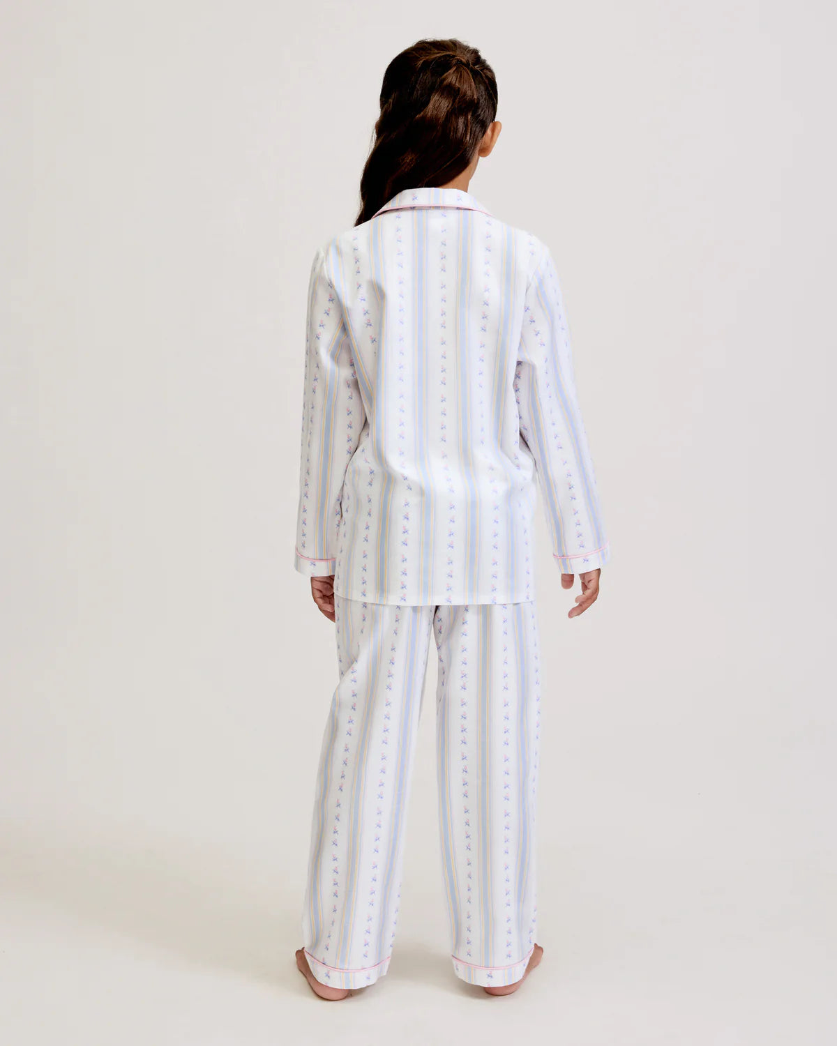Twill Pajama Set | Cottage Stripe