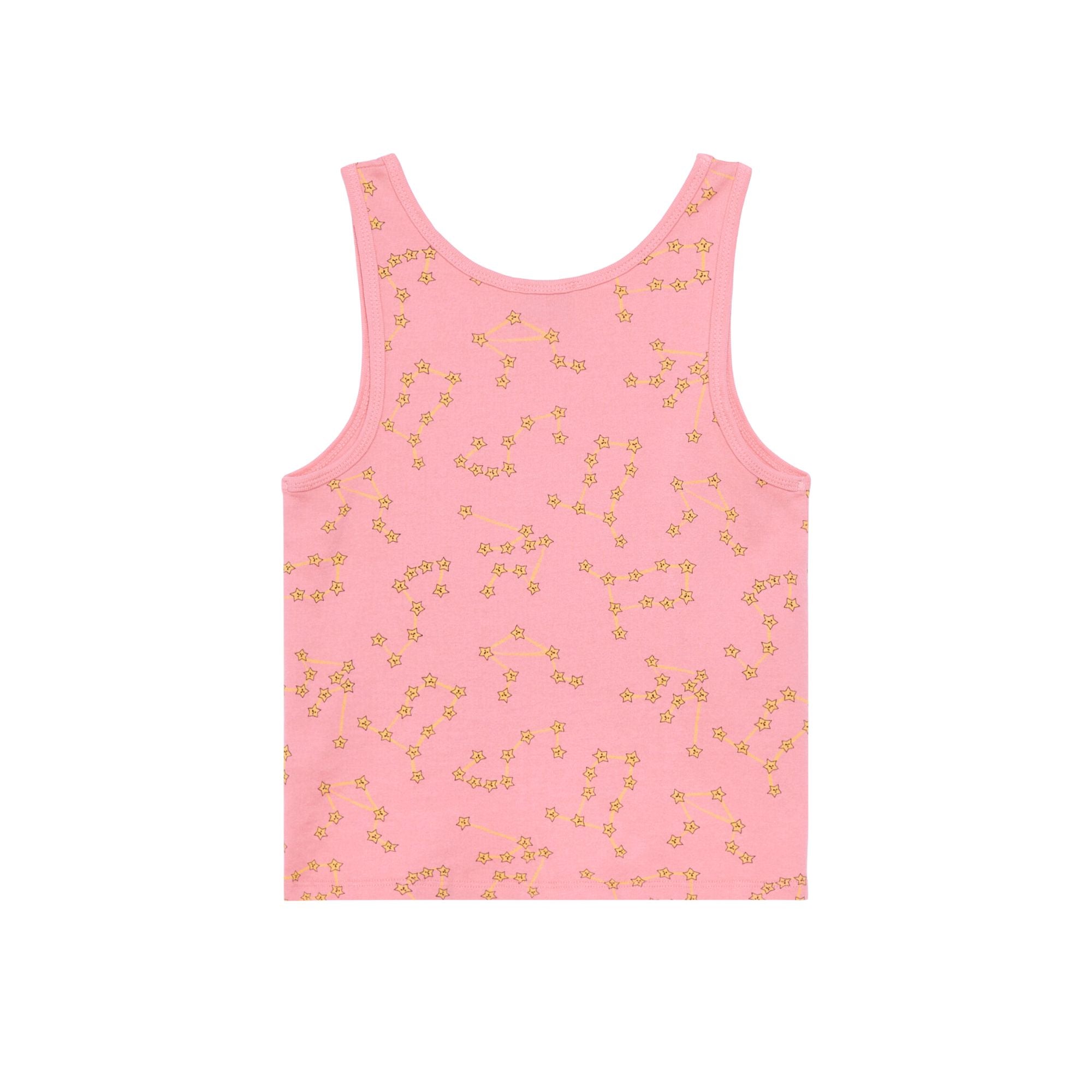 Constellation Tank T-shirt | Soft Peach