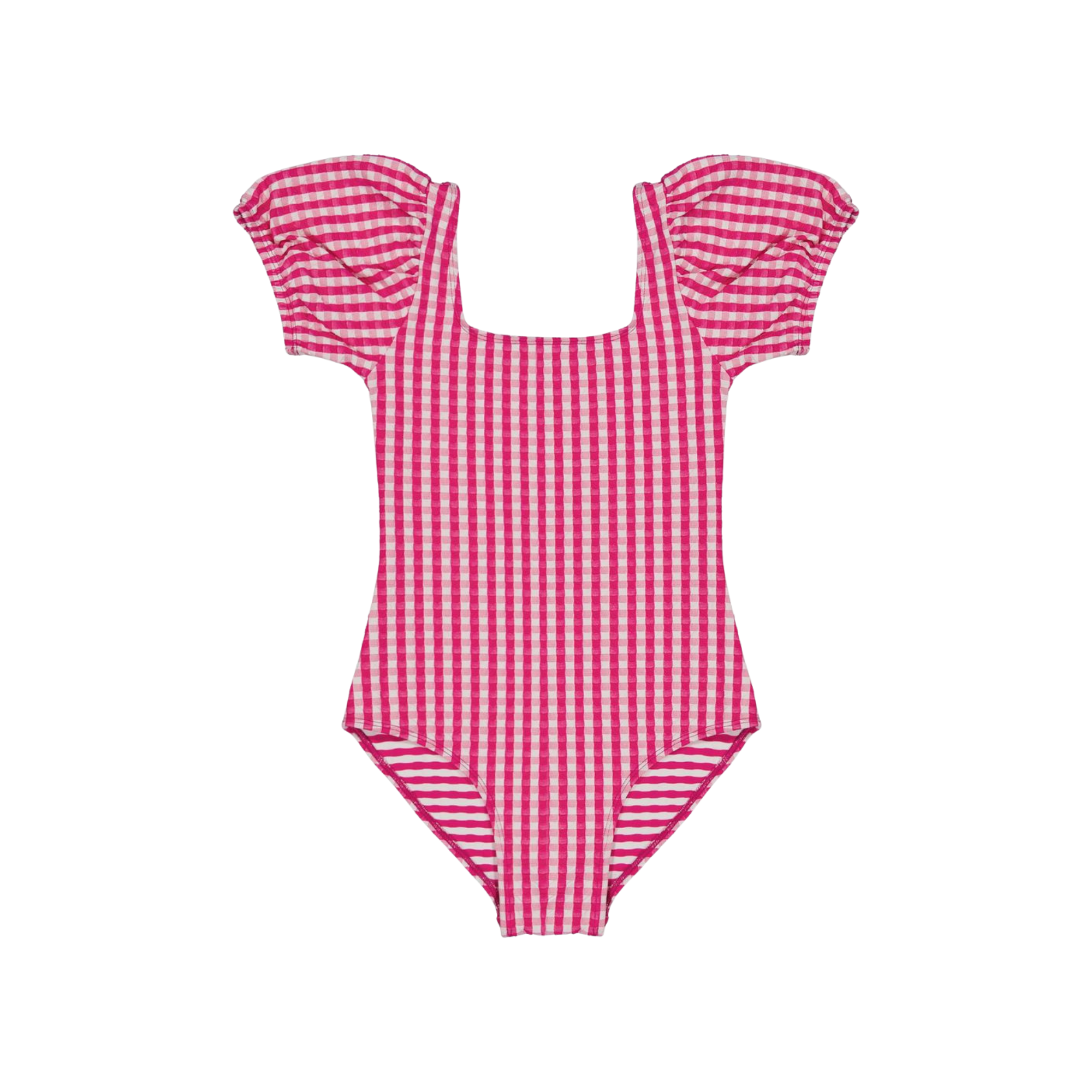 Pia One Piece | Vichy Fuschia