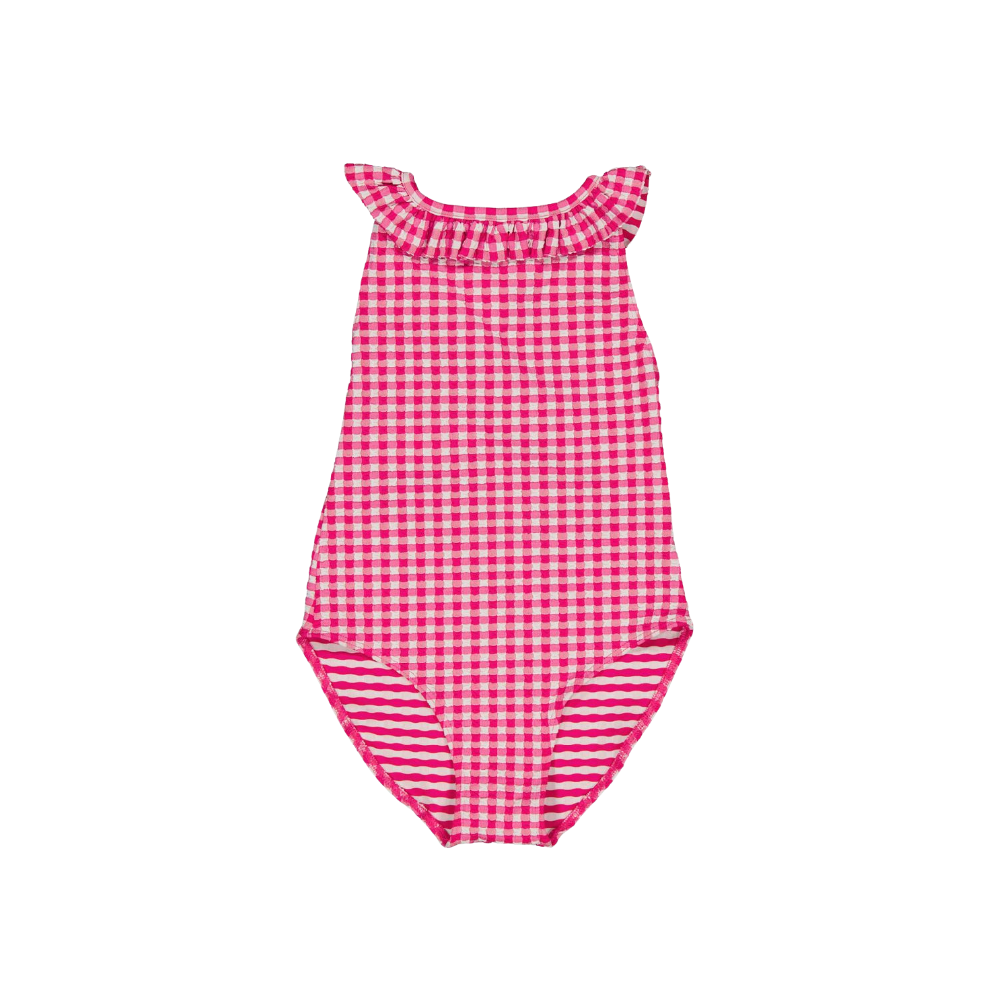 Alba One Piece | Vichy Fuschia