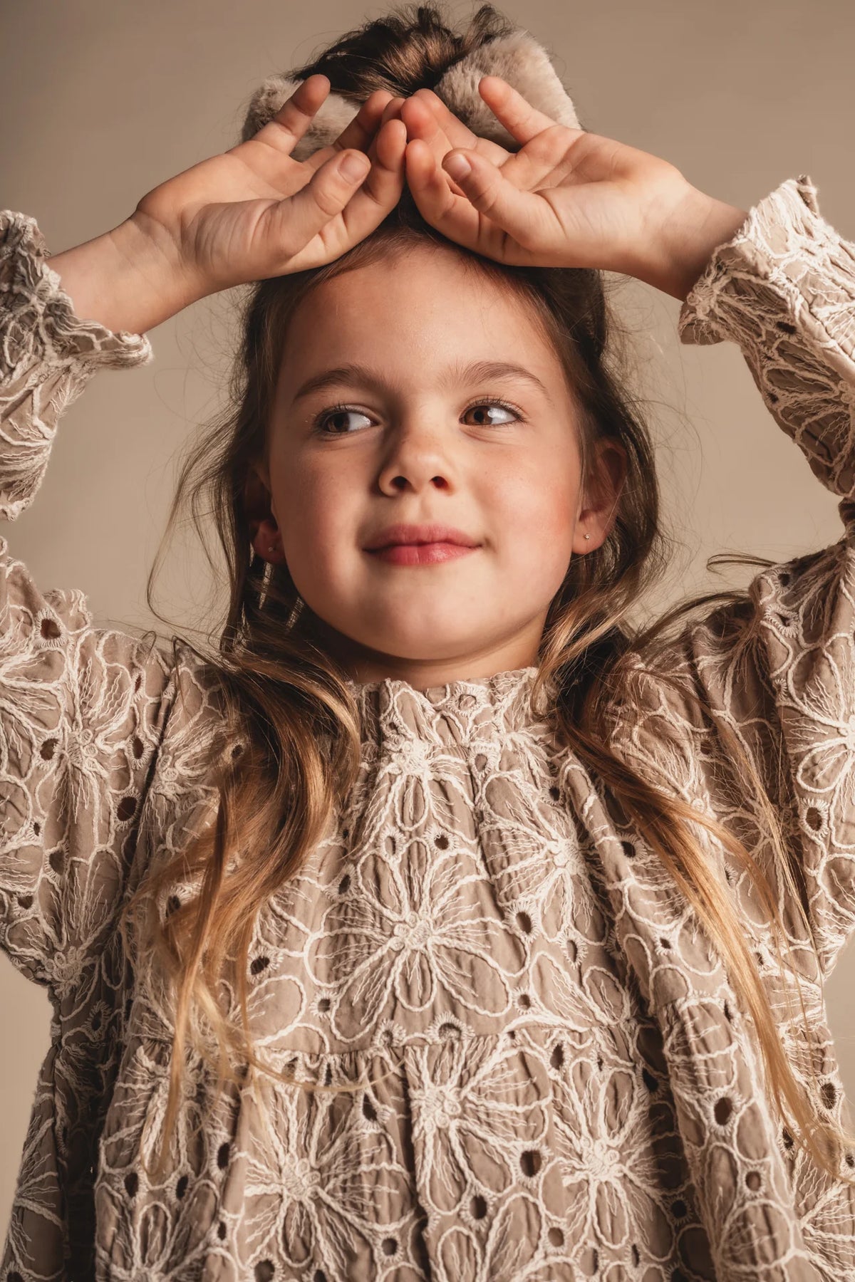 Chiara Dress | Taupe Light