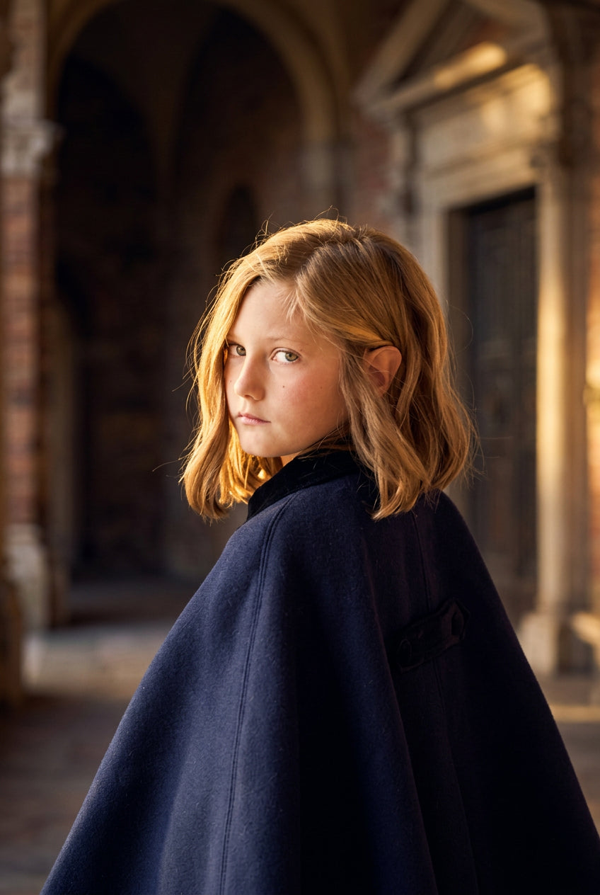Clara Cape | Navy