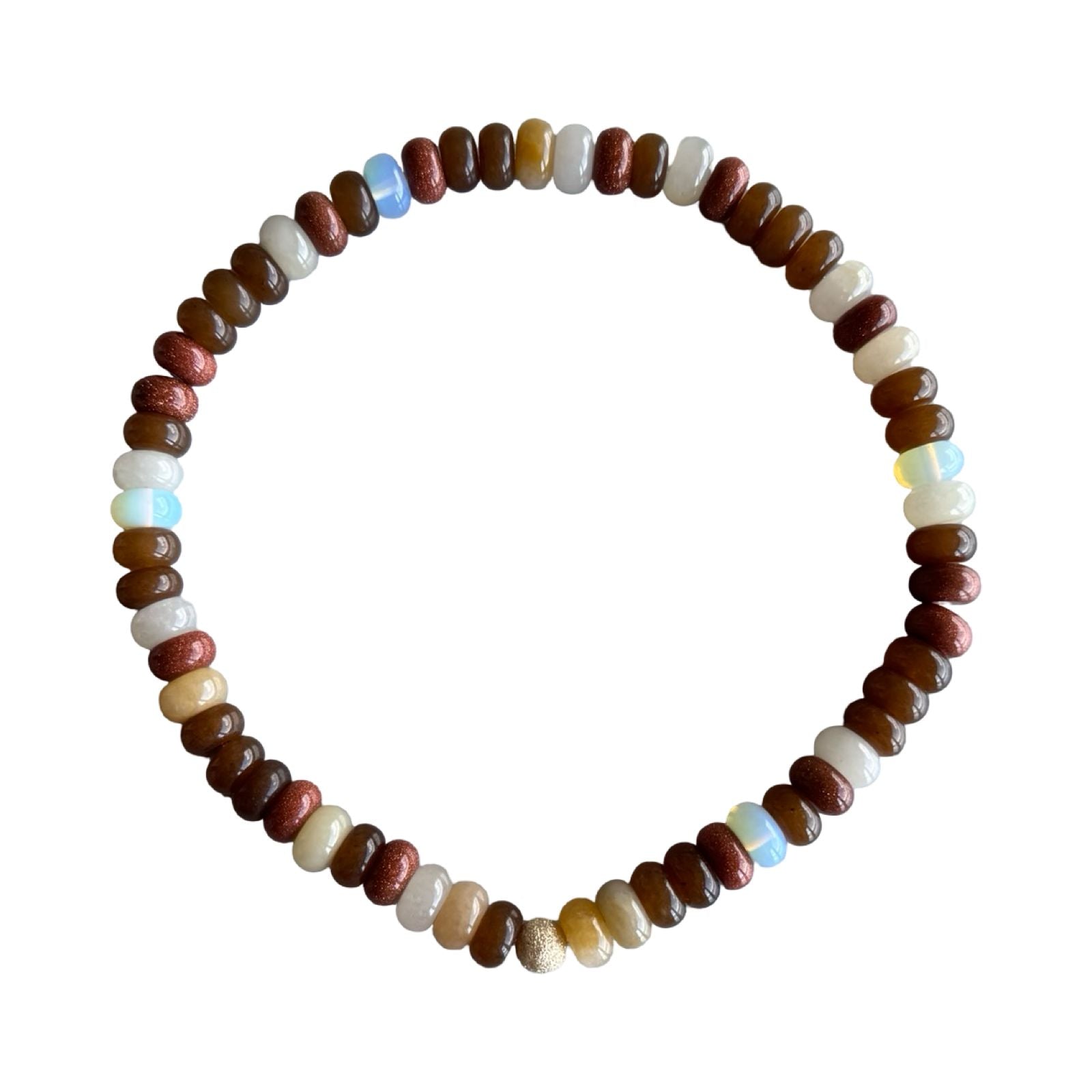 Special Edition Semi Precious Necklace | Cocoa Blush