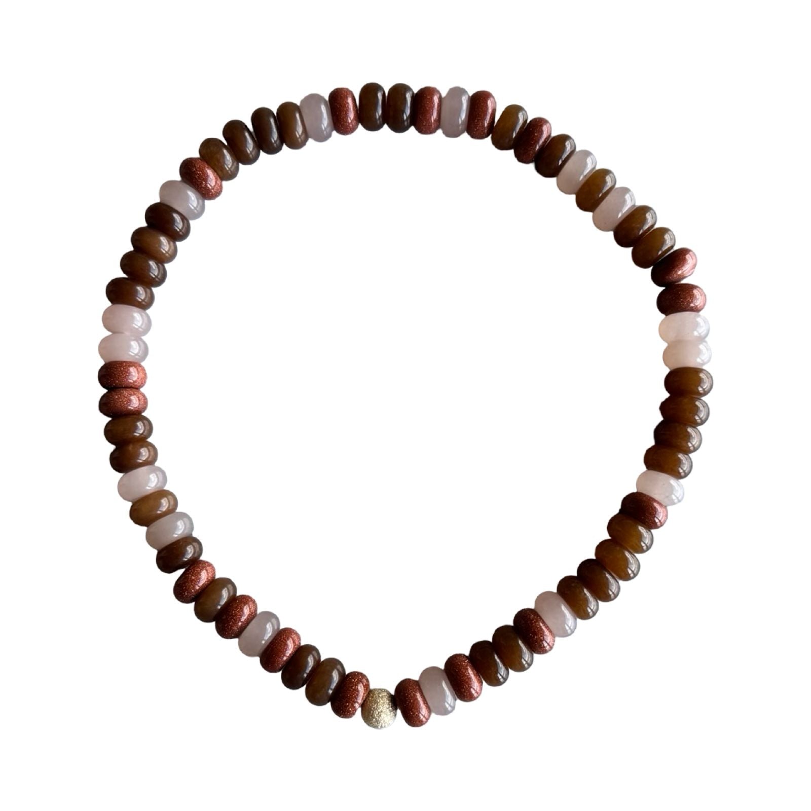Special Edition Semi Precious Necklace | Cocoa Glow